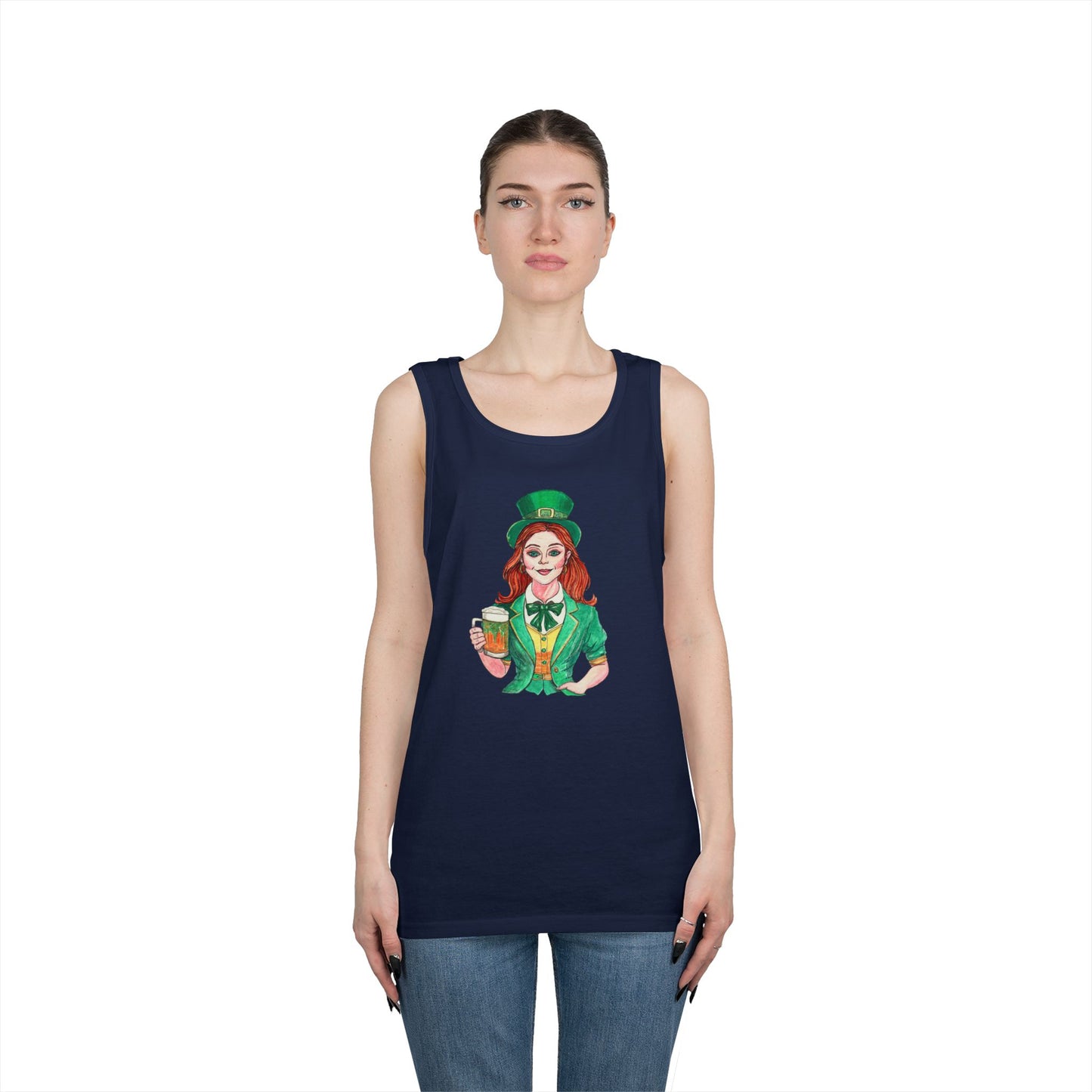 Paddy's Day Cheers Unisex Heavy Cotton Tank Top