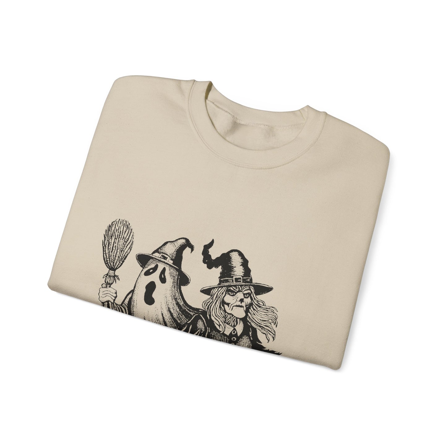 Ghost and Witch Unisex Heavy Blend™ Crewneck Sweatshirt