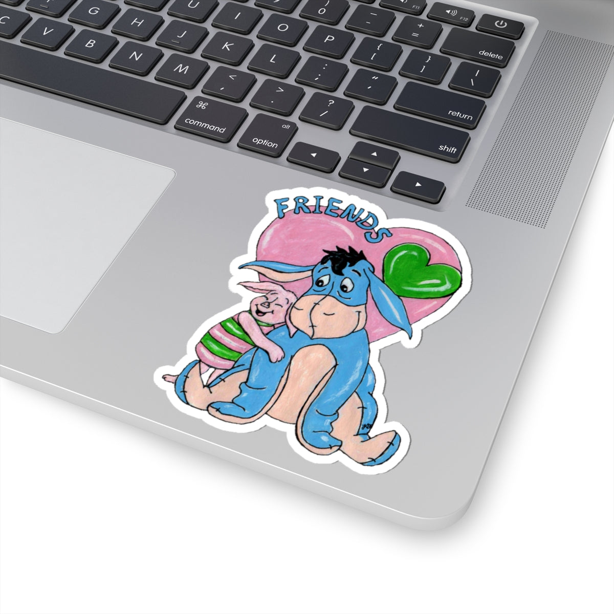 Best Friends Kiss-Cut Stickers