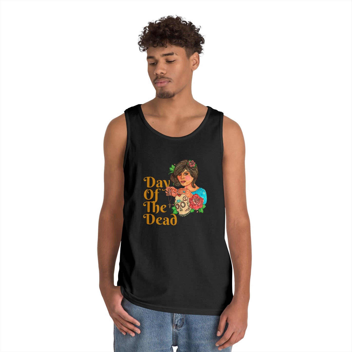 Day of the Dead Unisex Heavy Cotton Tank Top