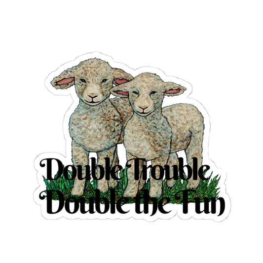 Double Trouble Double Fun Kiss-Cut Stickers