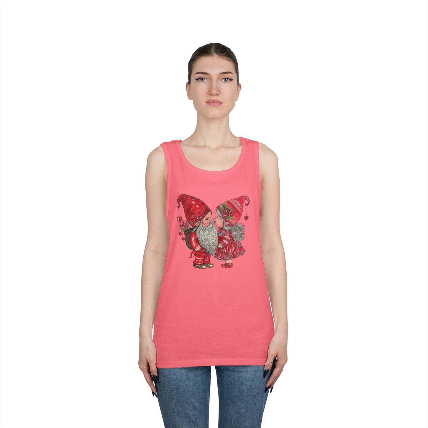 Gnome Lovers Unisex Heavy Cotton Tank Top