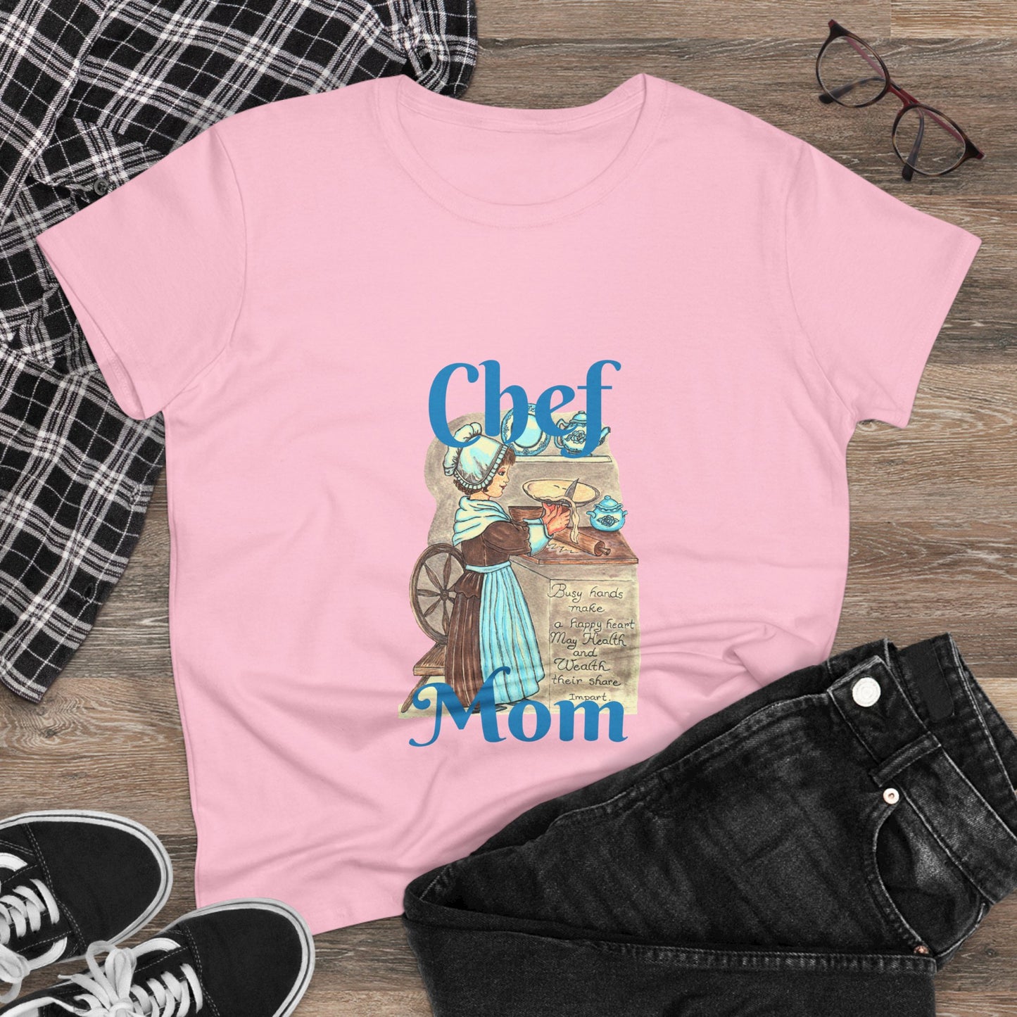 Chef Mom Women's Midweight Cotton Tee