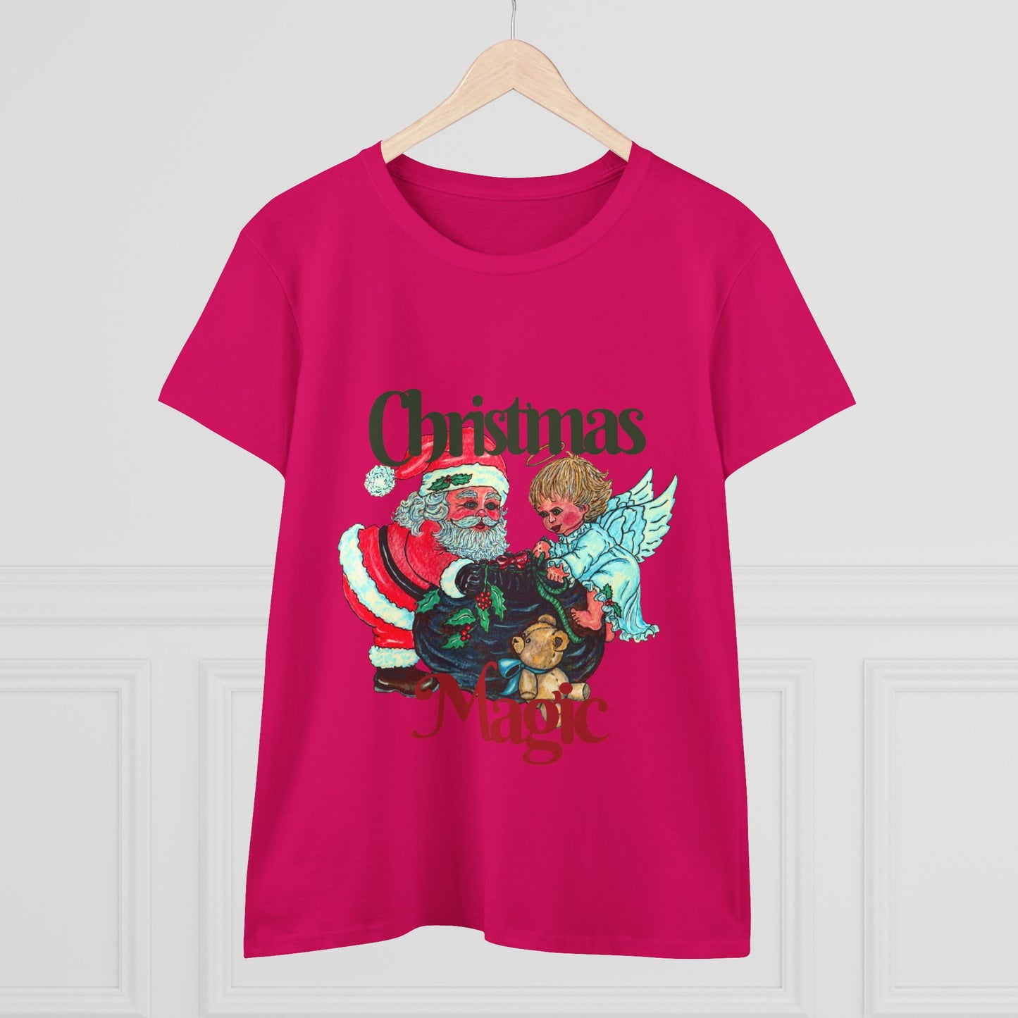 Christmas Magic Women's Midweight Cotton Tee