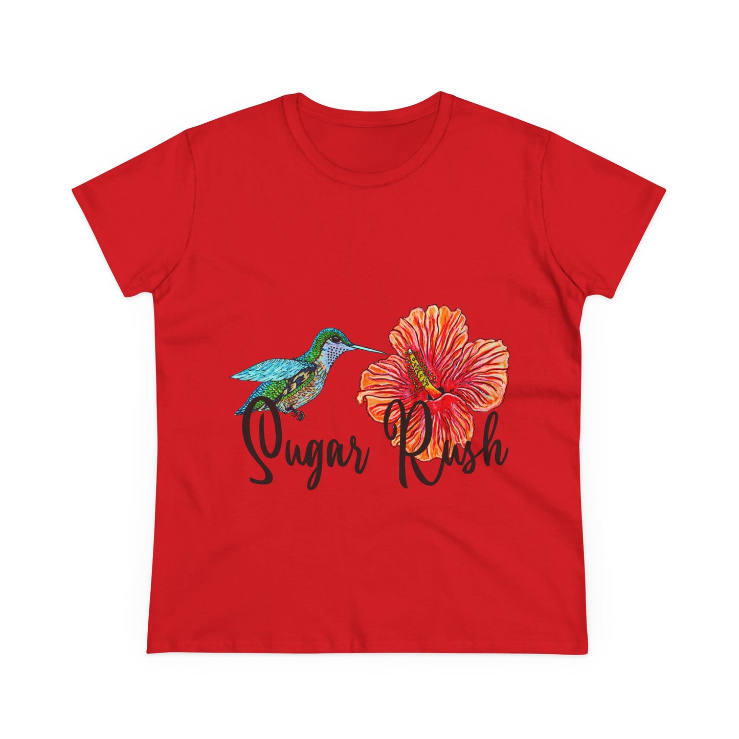 Sugar Rush Women's Midweight Cotton Tee
