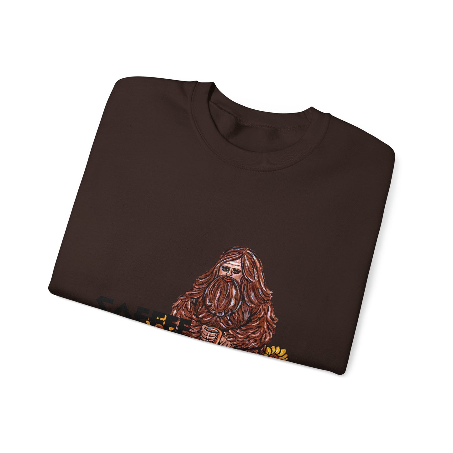 Coffee With Sasquatch Unisex Heavy Blend™ Crewneck Sweatshirt