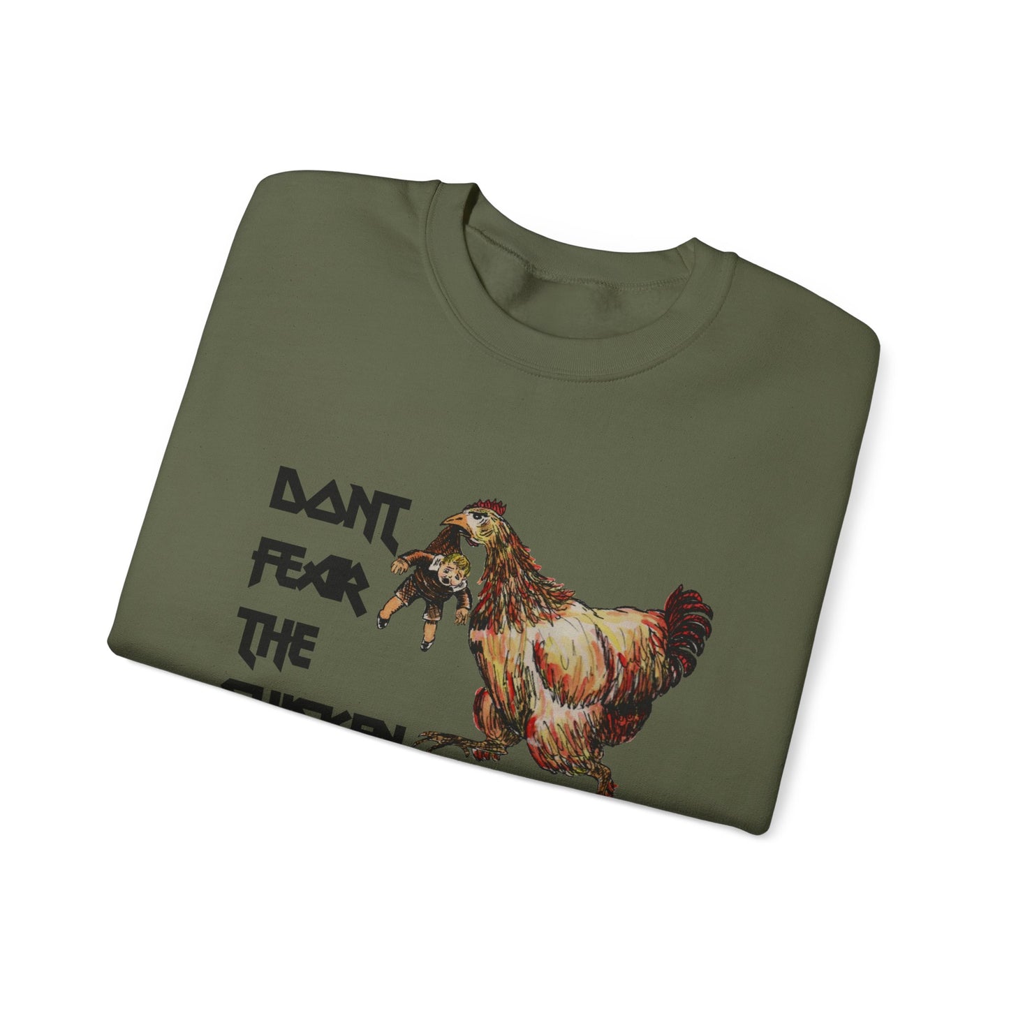 Don't Fear the Chicken Unisex Heavy Blend™ Crewneck Sweatshirt