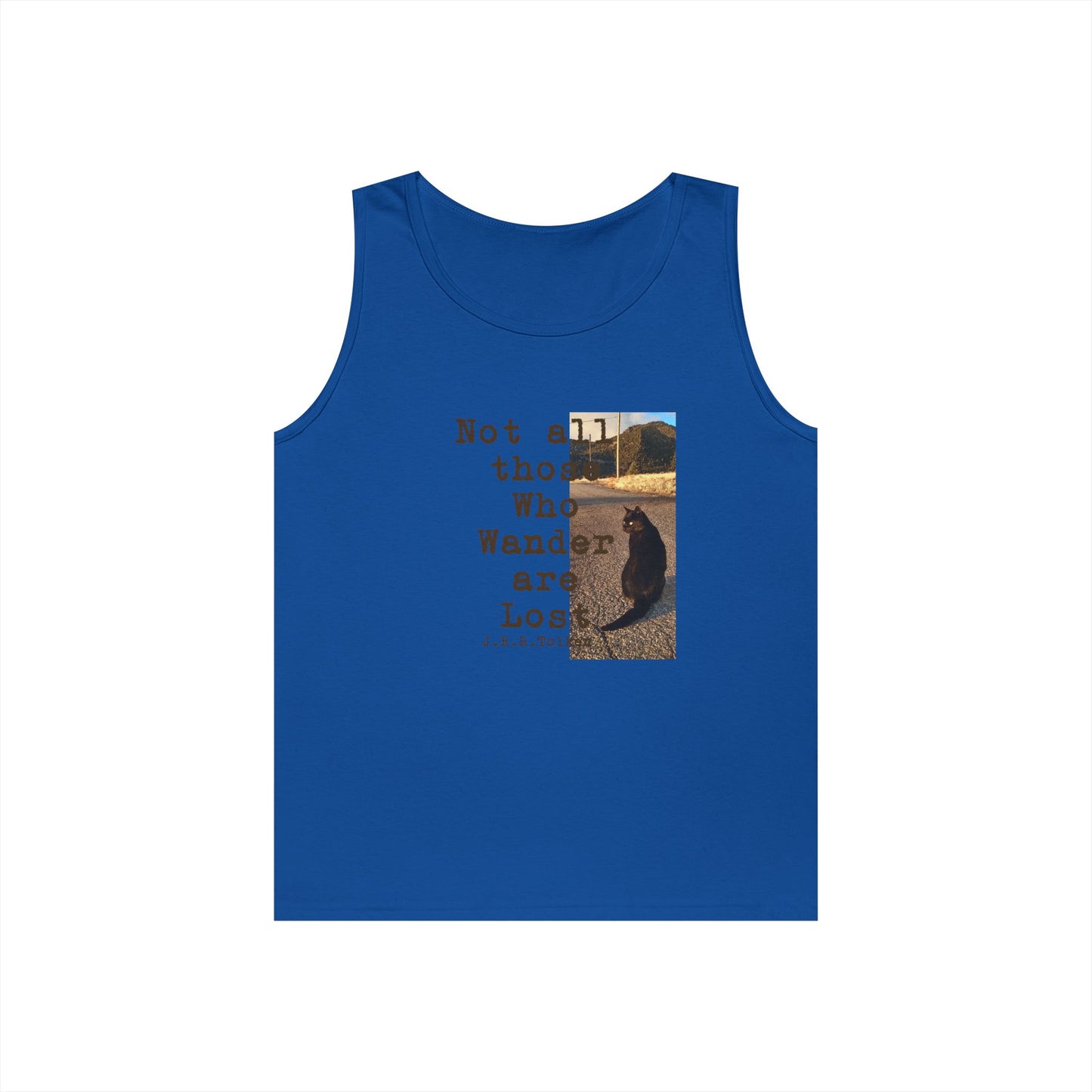 Wandering Kitty Unisex Heavy Cotton Tank Top