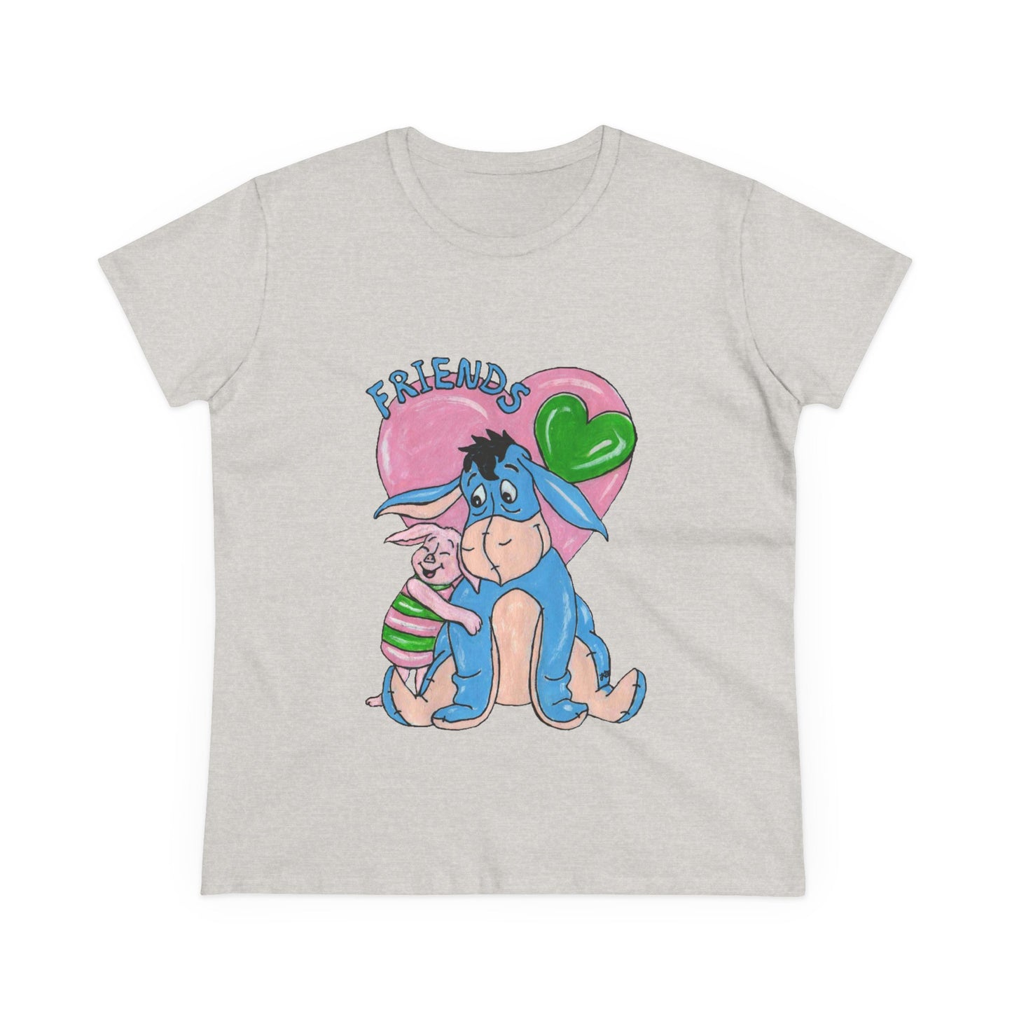 Best Friends Women's Midweight Cotton Tee