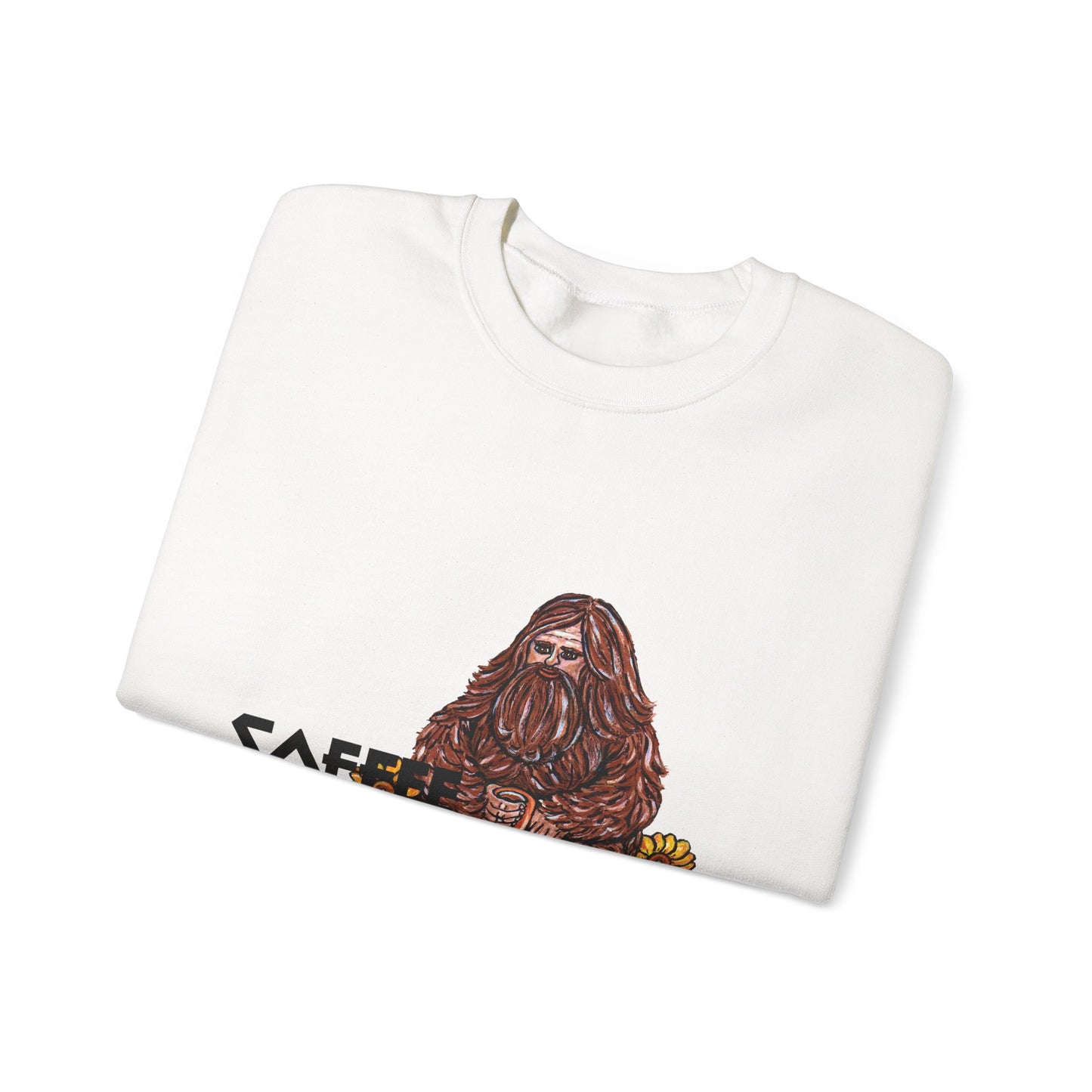 Coffee With Sasquatch Unisex Heavy Blend™ Crewneck Sweatshirt