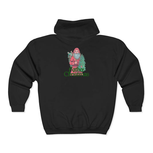 Father Christmas Unisex Heavy Blend™ Full Zip Hooded Sweatshirt