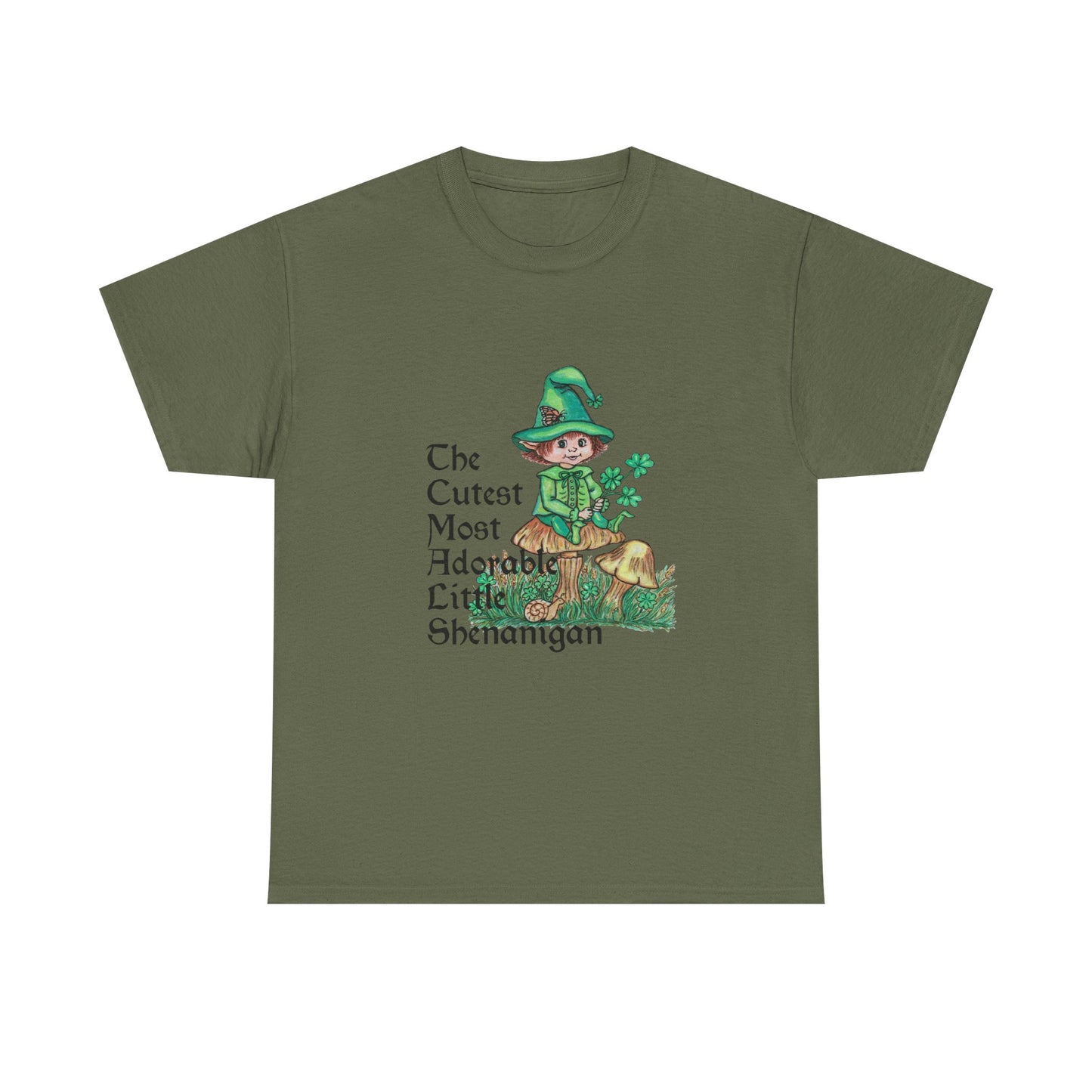 Cutest Leprechaun Unisex Heavy Cotton Tee