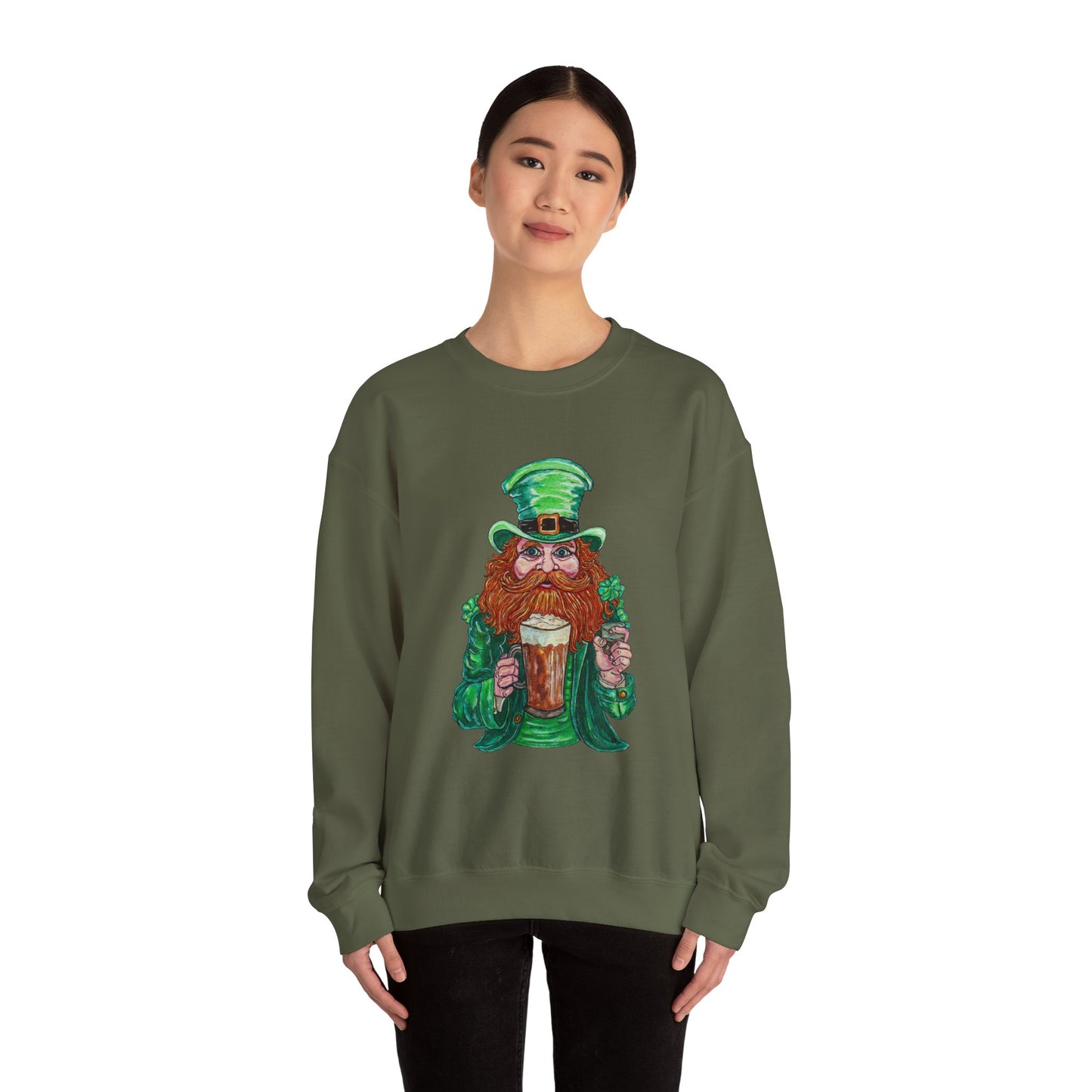 Drunken Leprechaun Unisex Heavy Blend™ Crewneck Sweatshirt