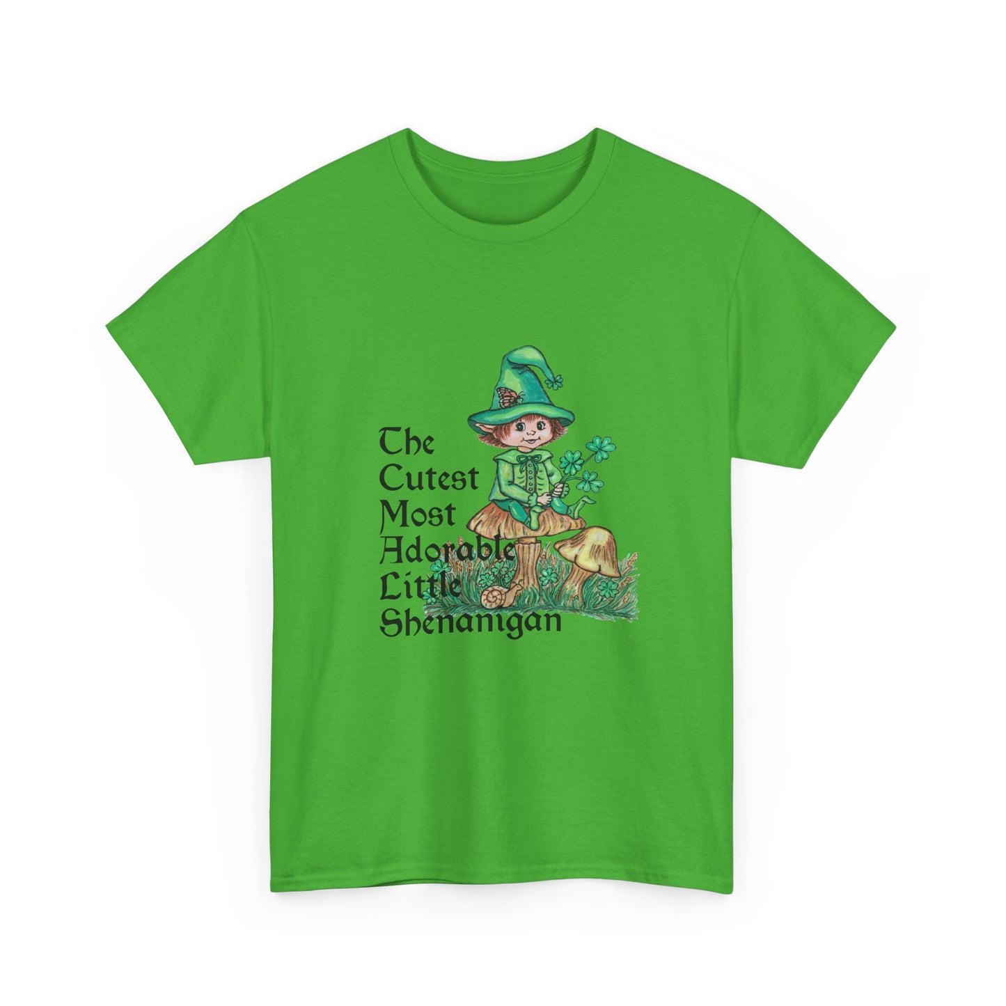 Cutest Leprechaun Unisex Heavy Cotton Tee