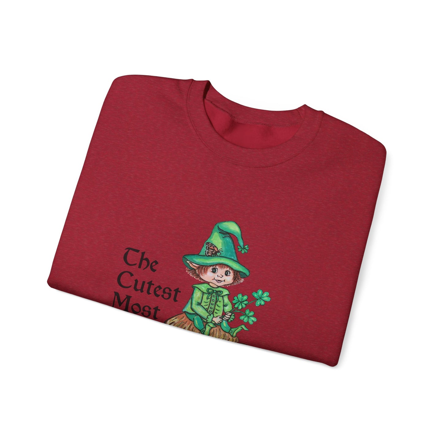 Cutest Leprechaun Unisex Heavy Blend™ Crewneck Sweatshirt