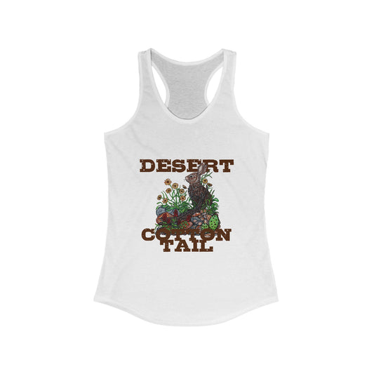 Desert Cottontail Women's Ideal Racerback Tank