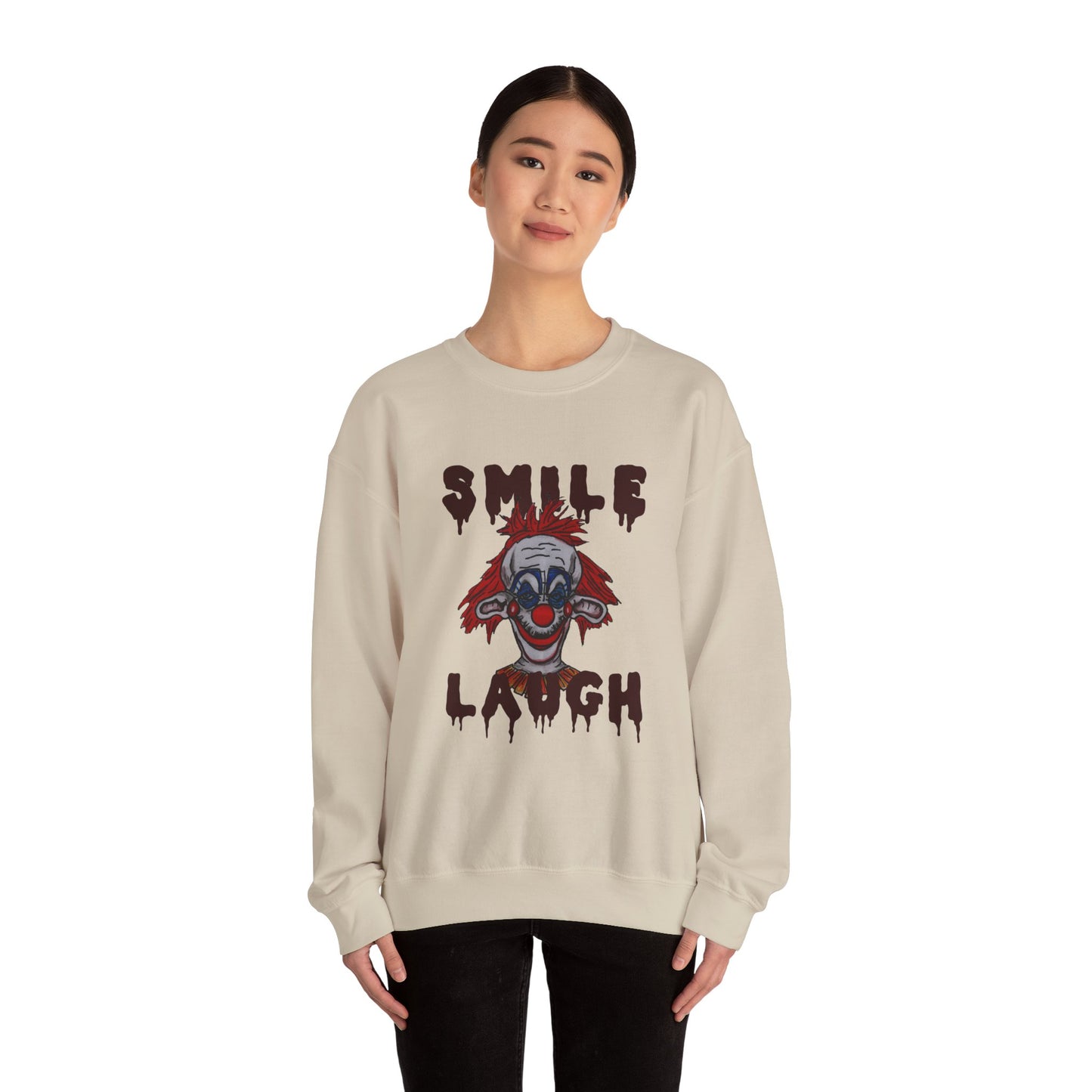 Smile, Laugh Unisex Heavy Blend™ Crewneck Sweatshirt