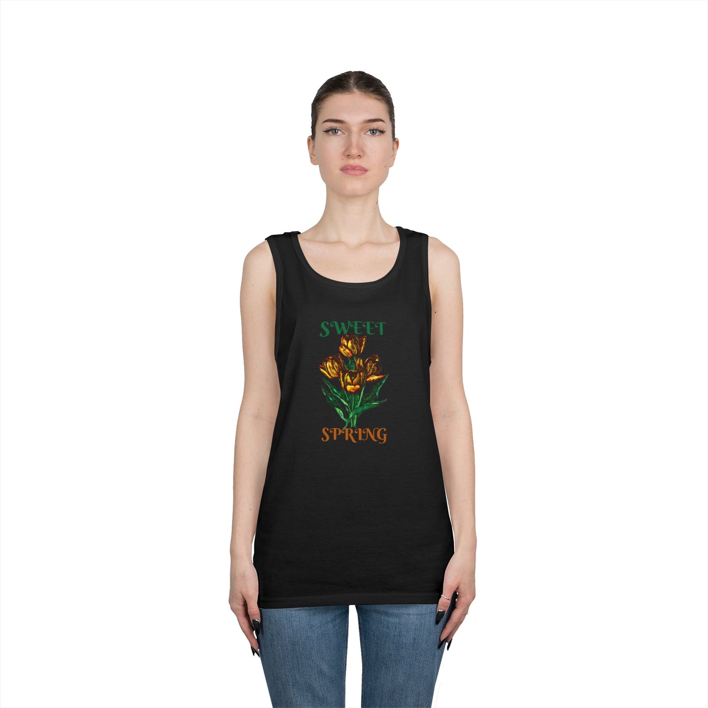 Sweet Spring Unisex Heavy Cotton Tank Top