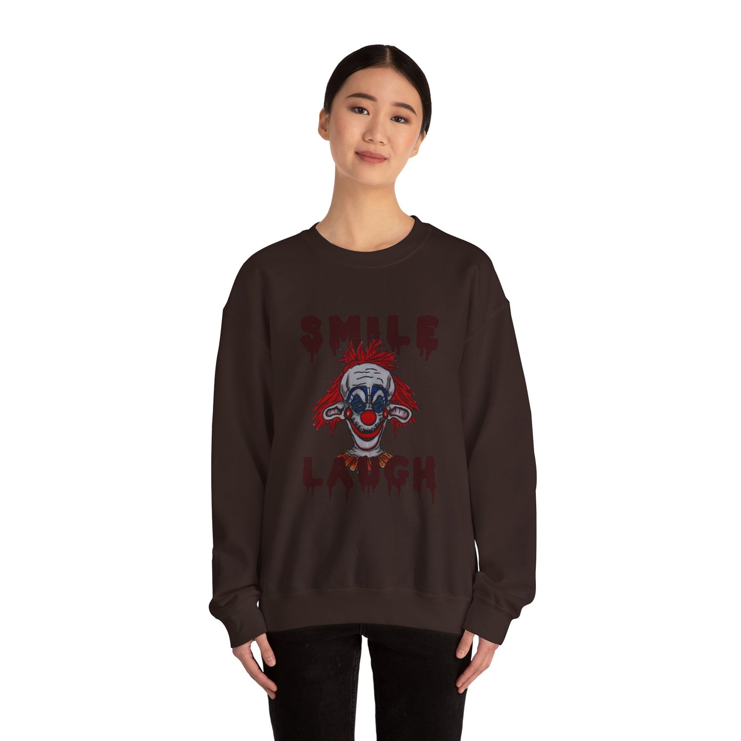 Smile, Laugh Unisex Heavy Blend™ Crewneck Sweatshirt