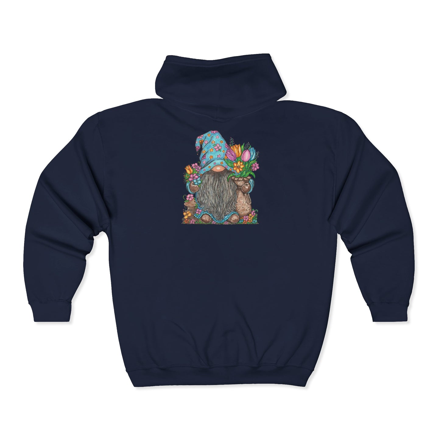 Gardening Gnome Unisex Heavy Blend™ Full Zip Hooded Sweatshirt