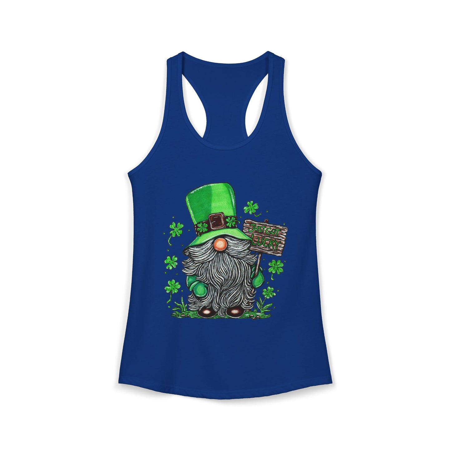 Gnomish Leprechaun Women's Ideal Racerback Tank