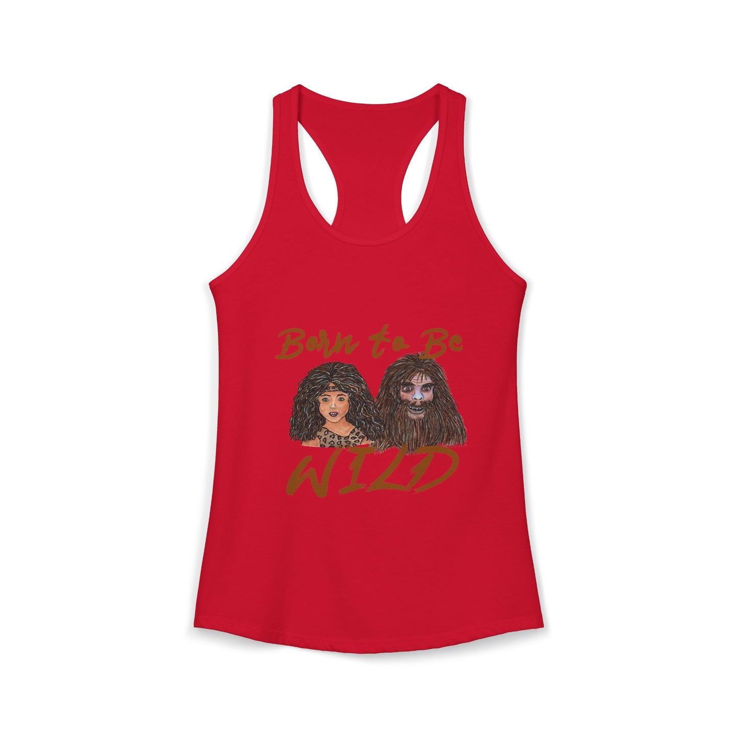 Born to be Wild Women's Ideal Racerback Tank