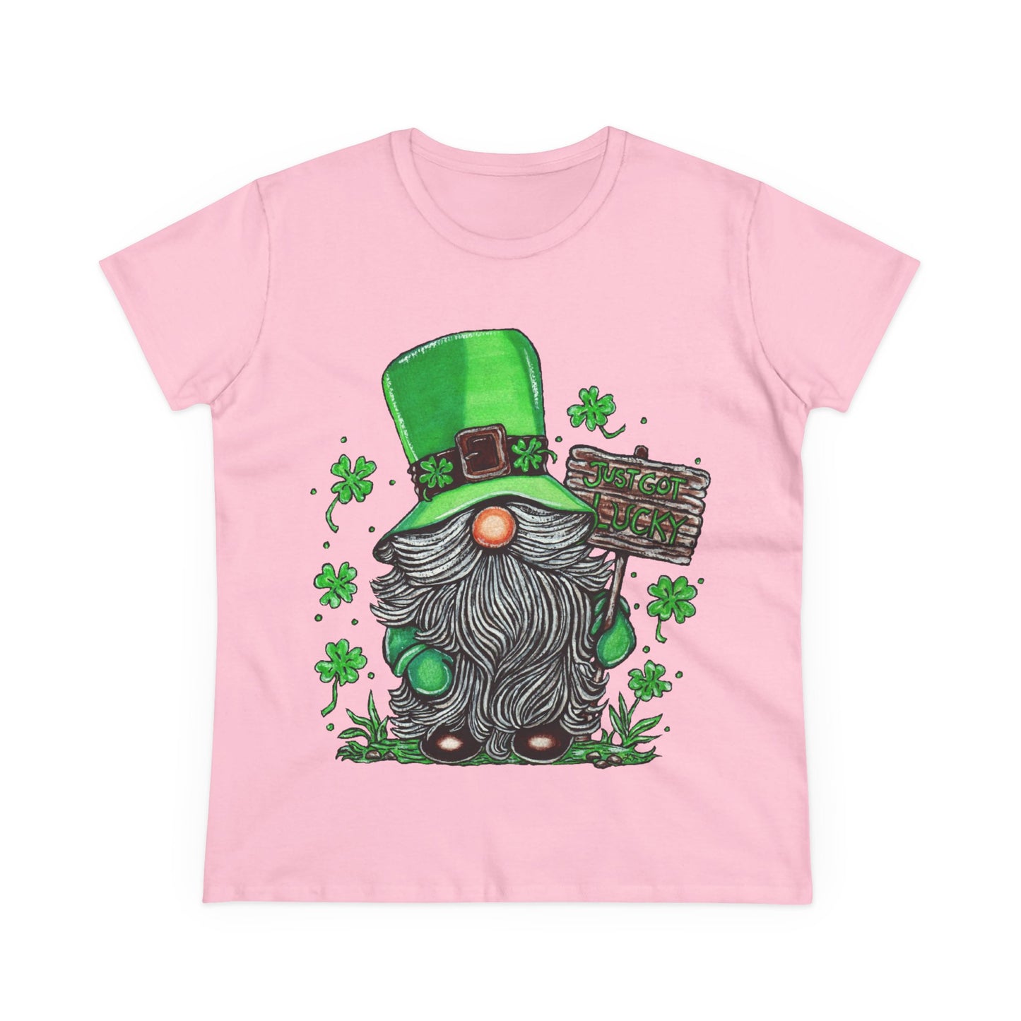 Gnomish Leprechaun Women's Midweight Cotton Tee