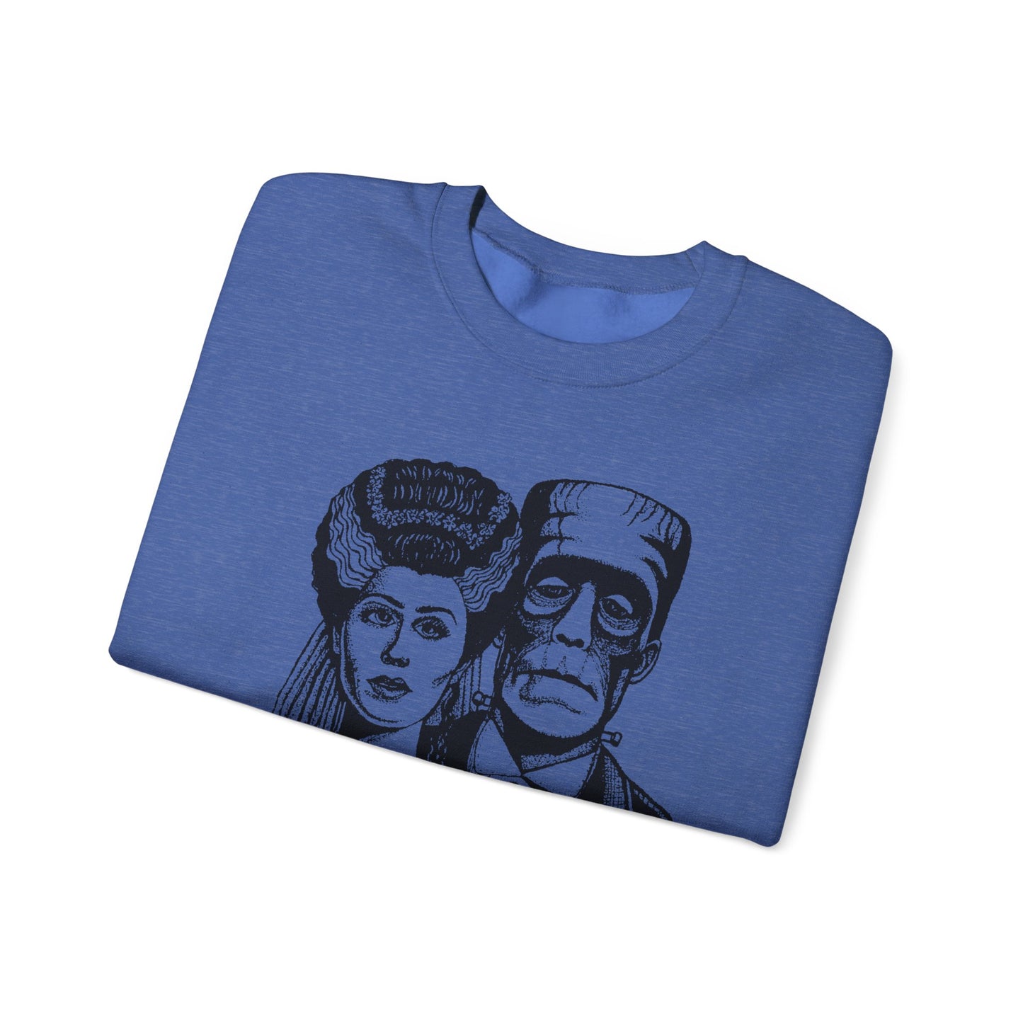Frankenstein and Bride Unisex Heavy Blend™ Crewneck Sweatshirt