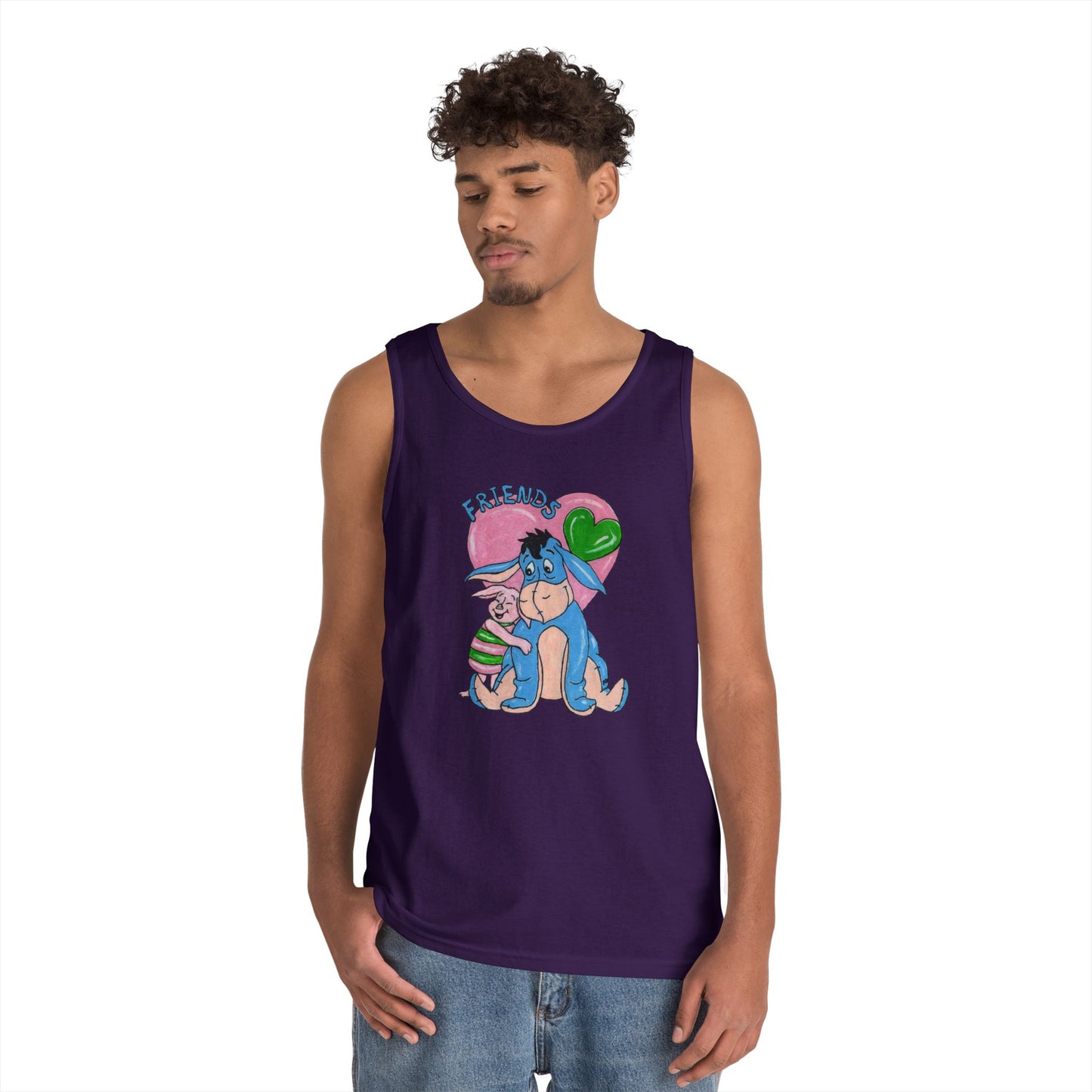 Best Friends Unisex Heavy Cotton Tank Top
