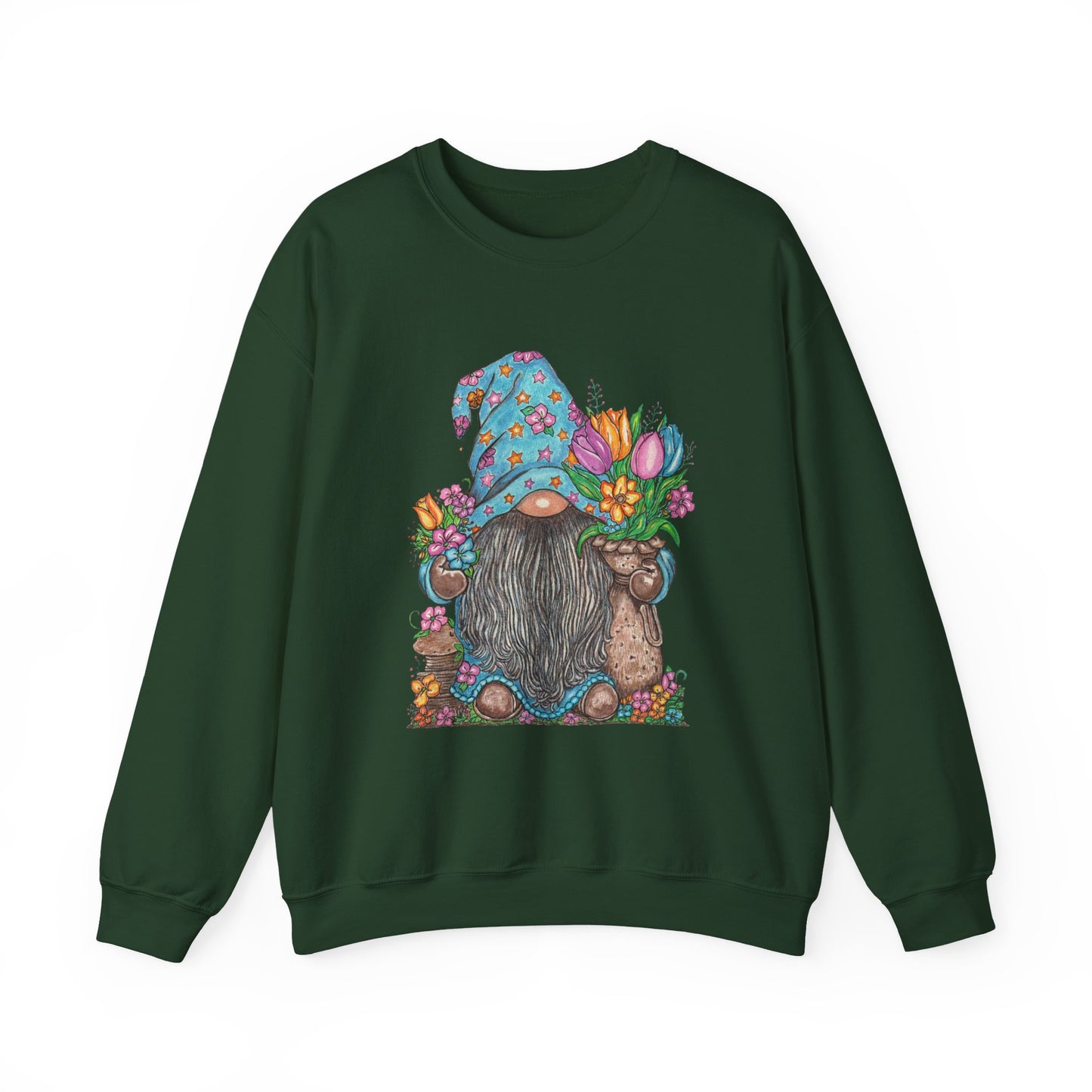 Gardening Gnome Unisex Heavy Blend™ Crewneck Sweatshirt