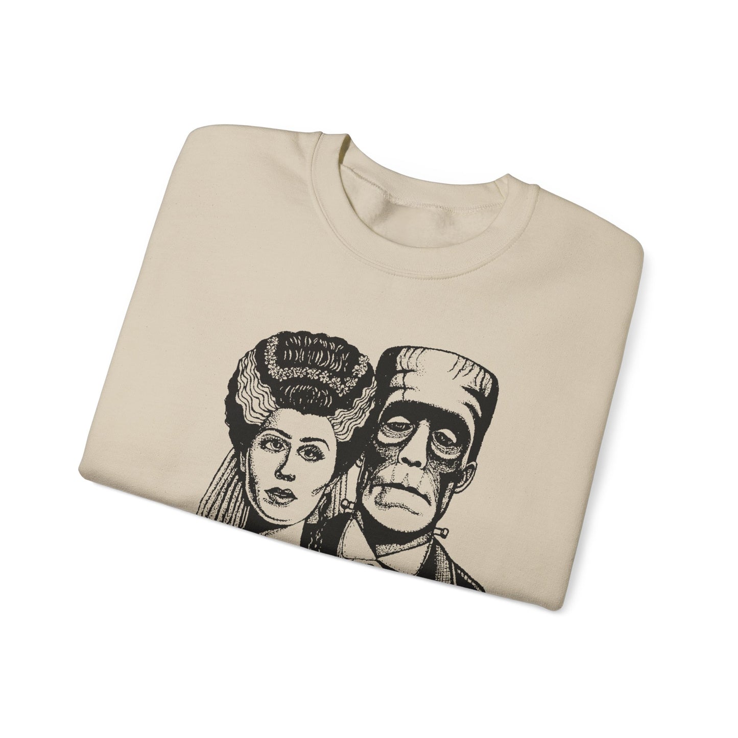 Frankenstein and Bride Unisex Heavy Blend™ Crewneck Sweatshirt