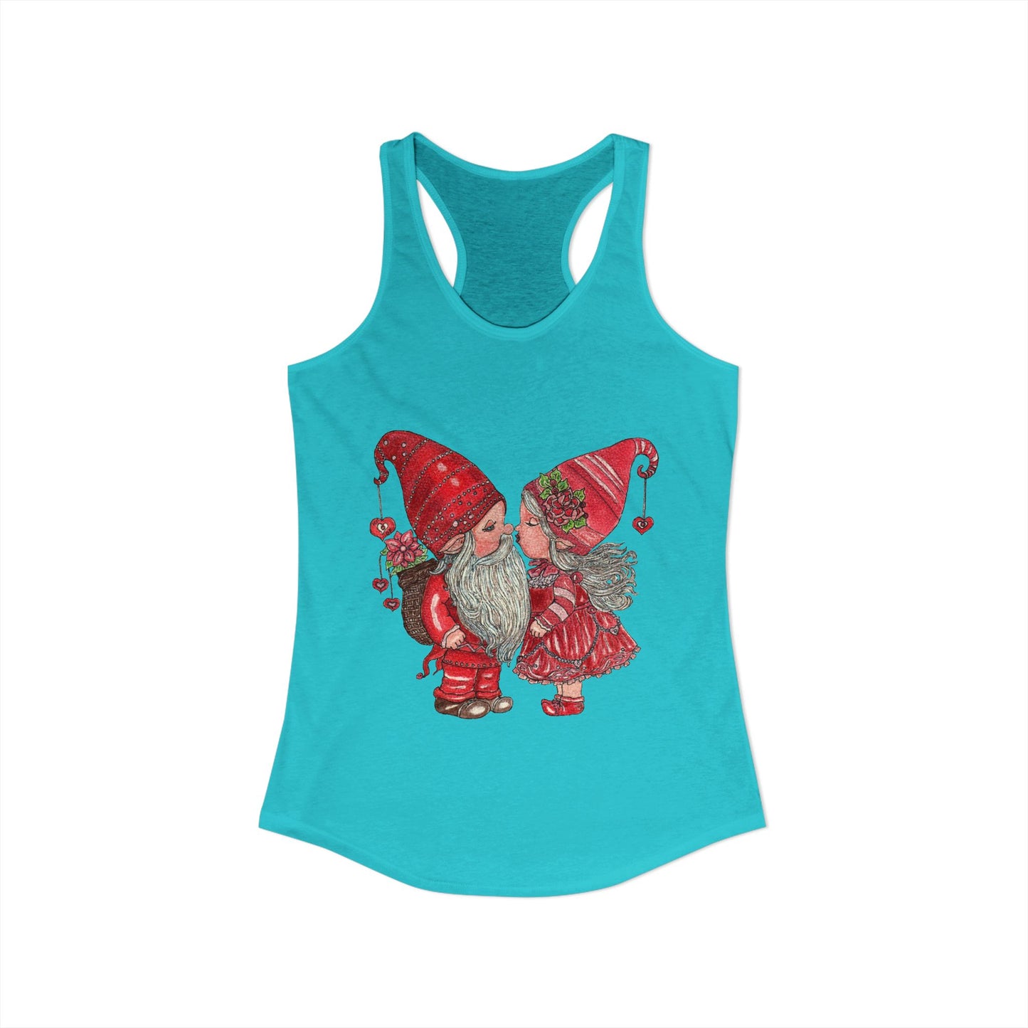 Gnome Lovers Women's Ideal Racerback Tank