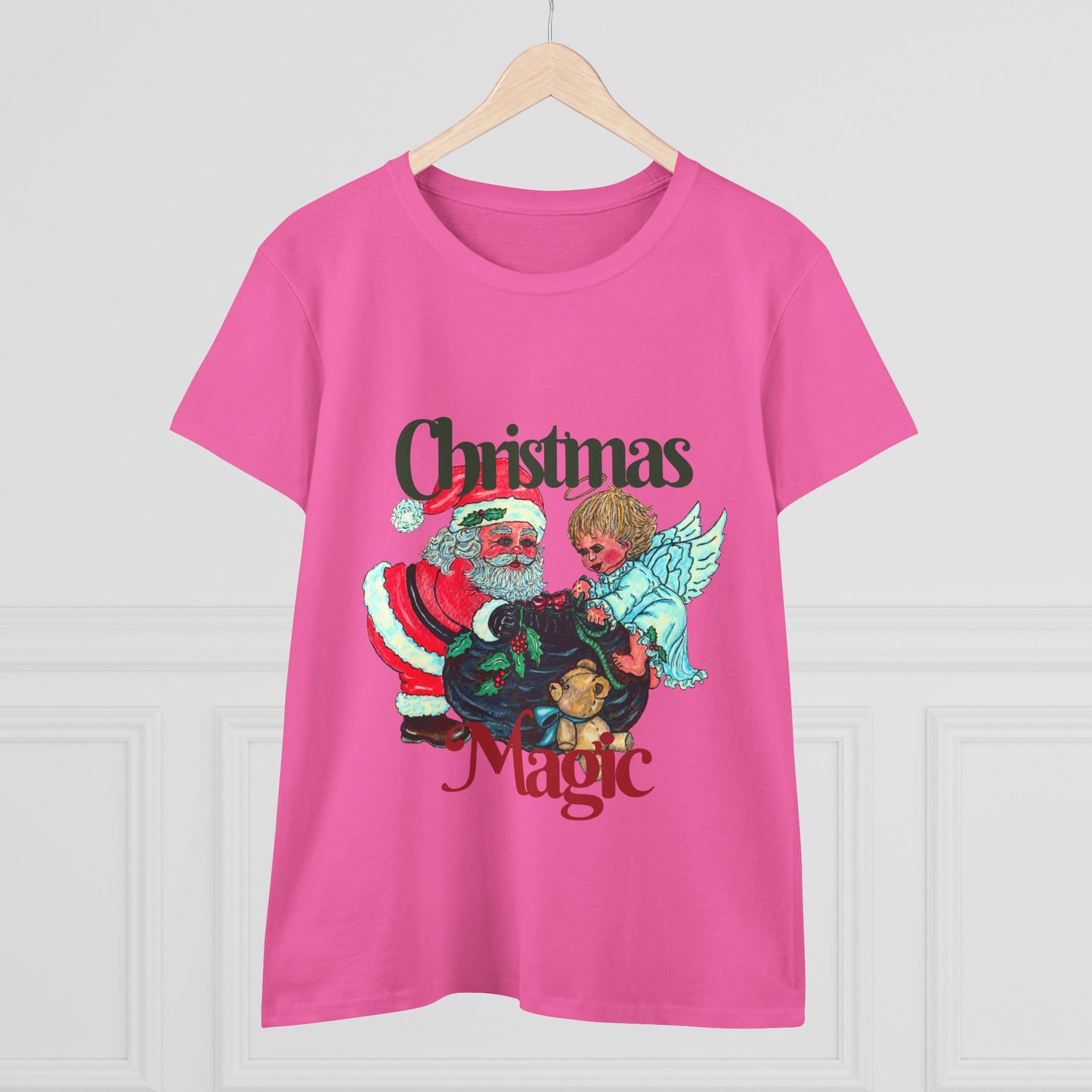 Christmas Magic Women's Midweight Cotton Tee
