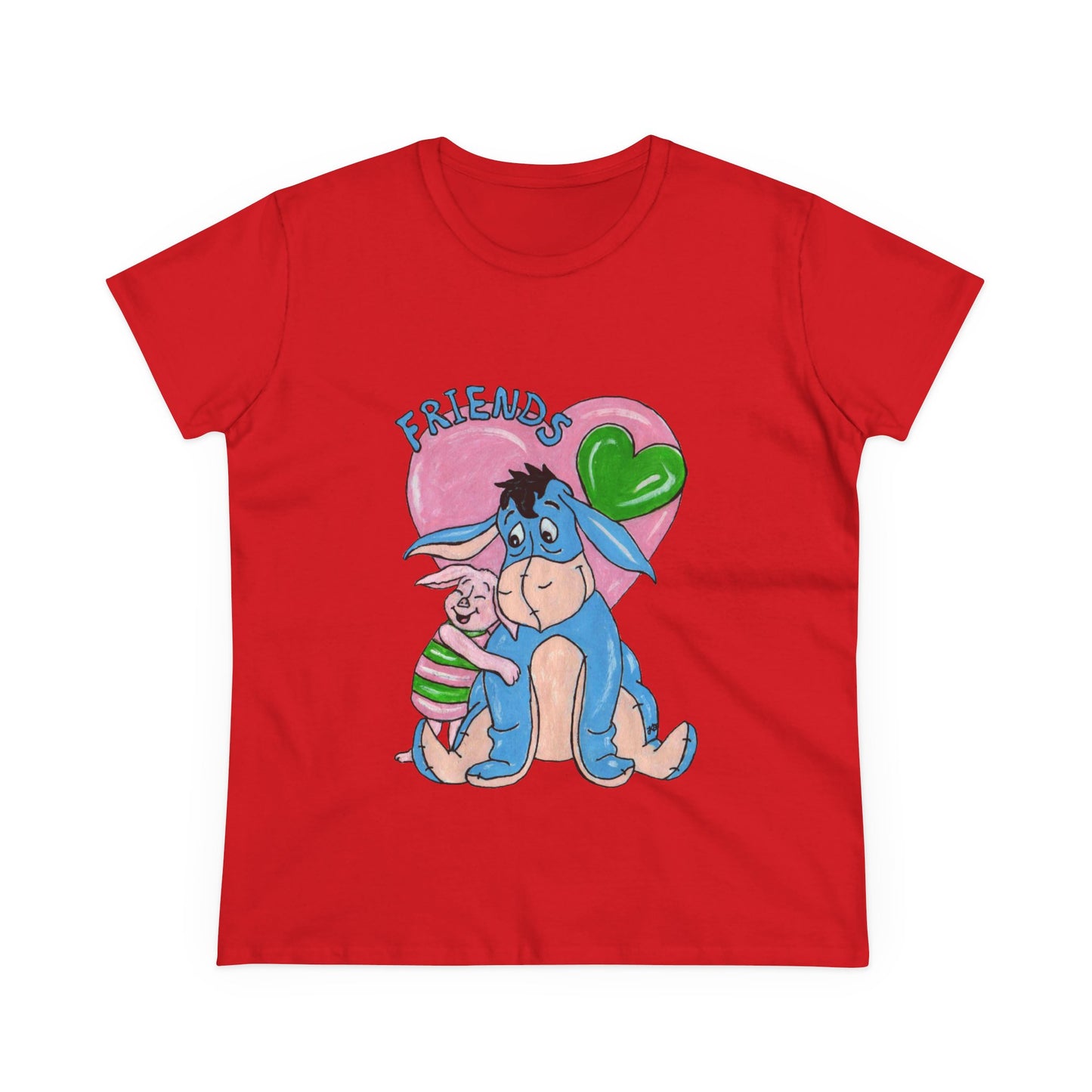 Best Friends Women's Midweight Cotton Tee