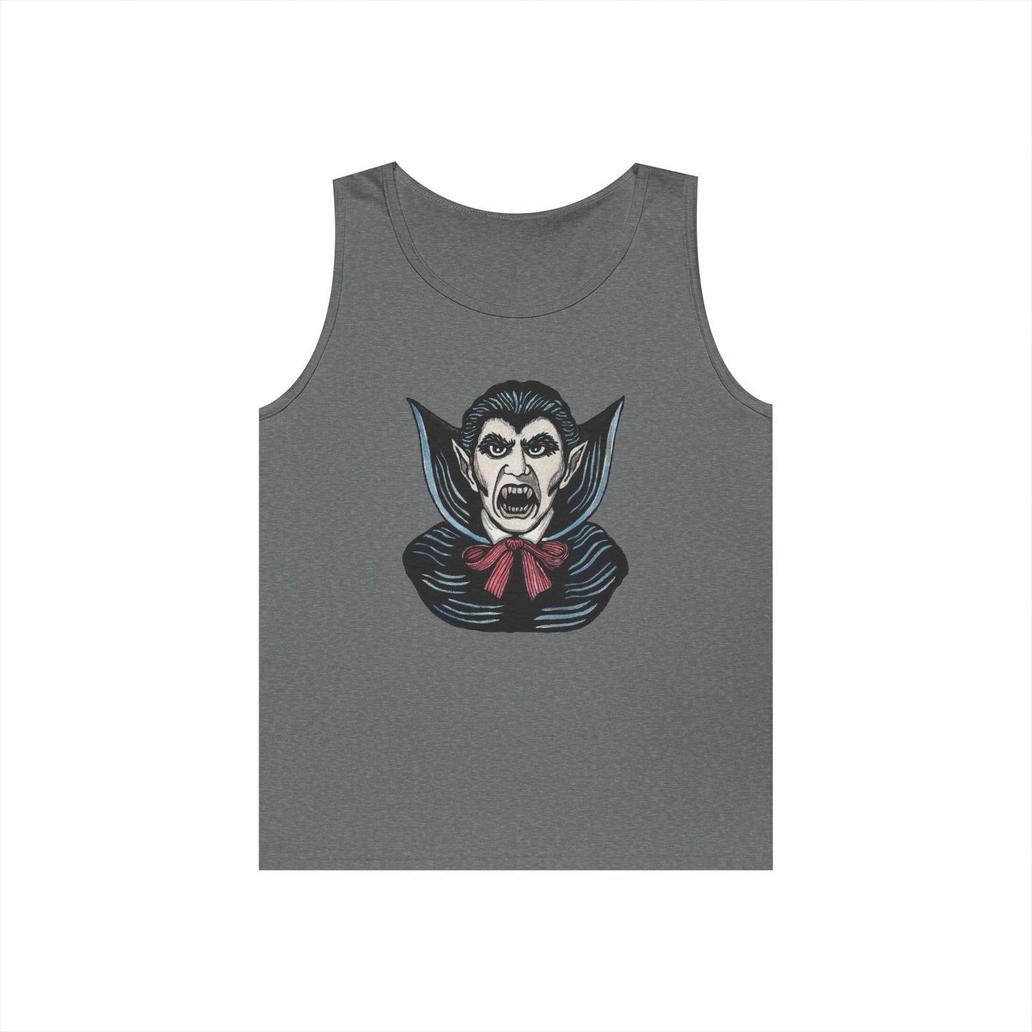 Dracula Unisex Heavy Cotton Tank Top