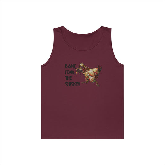 Don't Fear the Chicken Unisex Heavy Cotton Tank Top