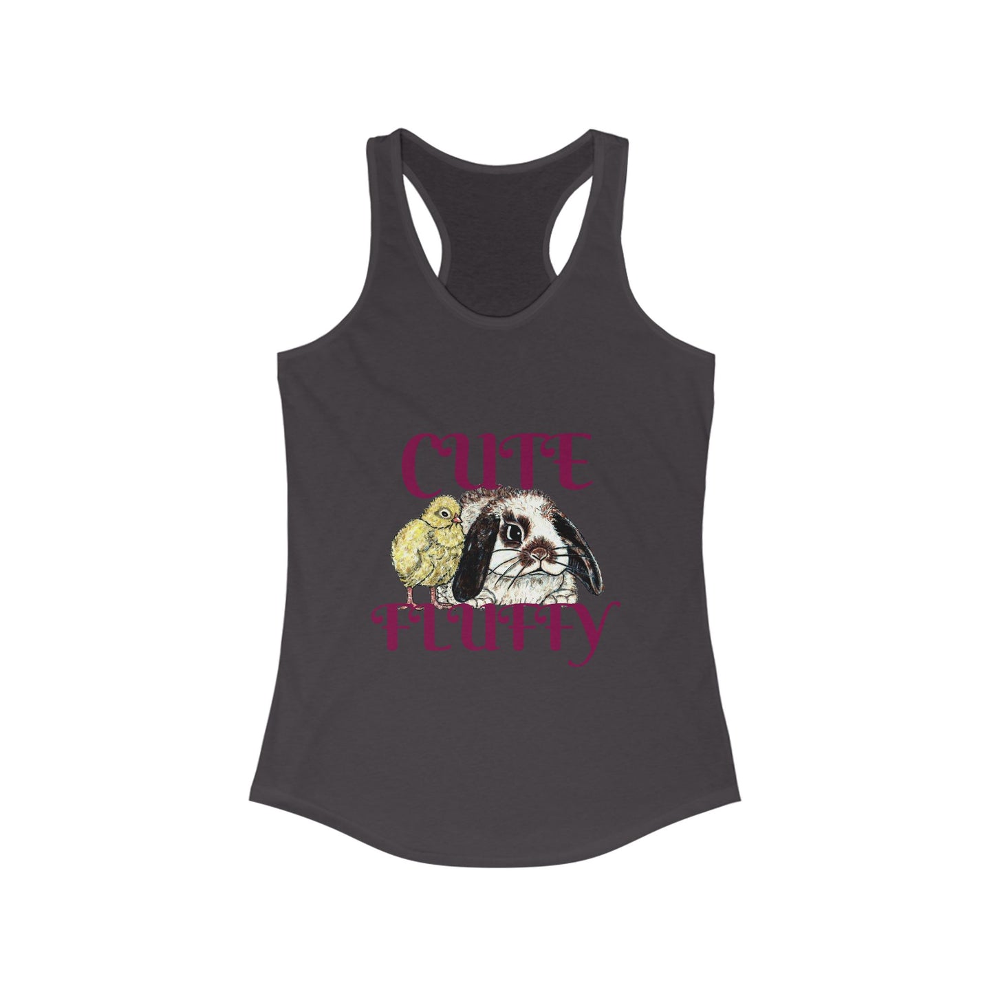 Cute and Fluffy Women's Ideal Racerback Tank