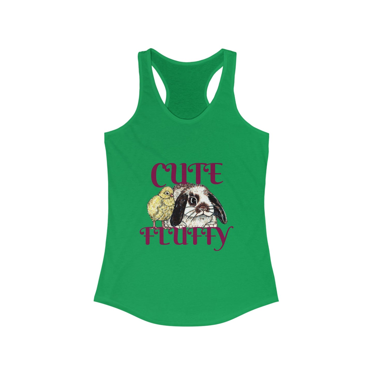 Cute and Fluffy Women's Ideal Racerback Tank