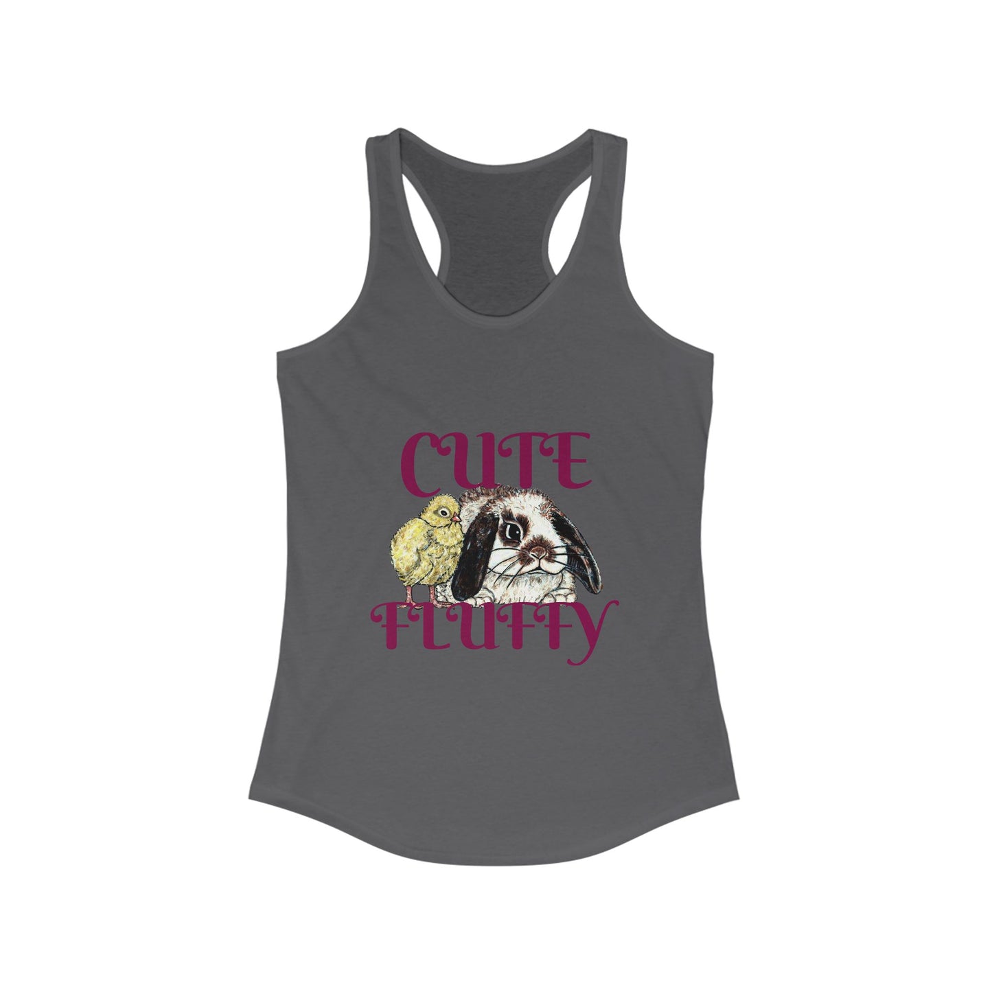 Cute and Fluffy Women's Ideal Racerback Tank