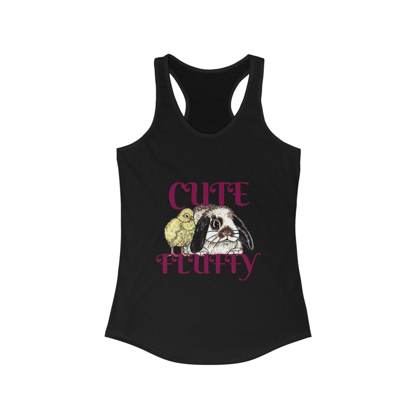 Cute and Fluffy Women's Ideal Racerback Tank