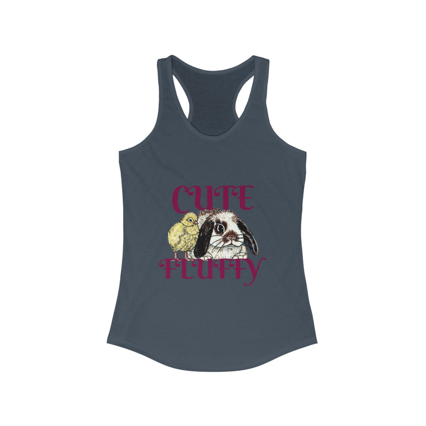 Cute and Fluffy Women's Ideal Racerback Tank