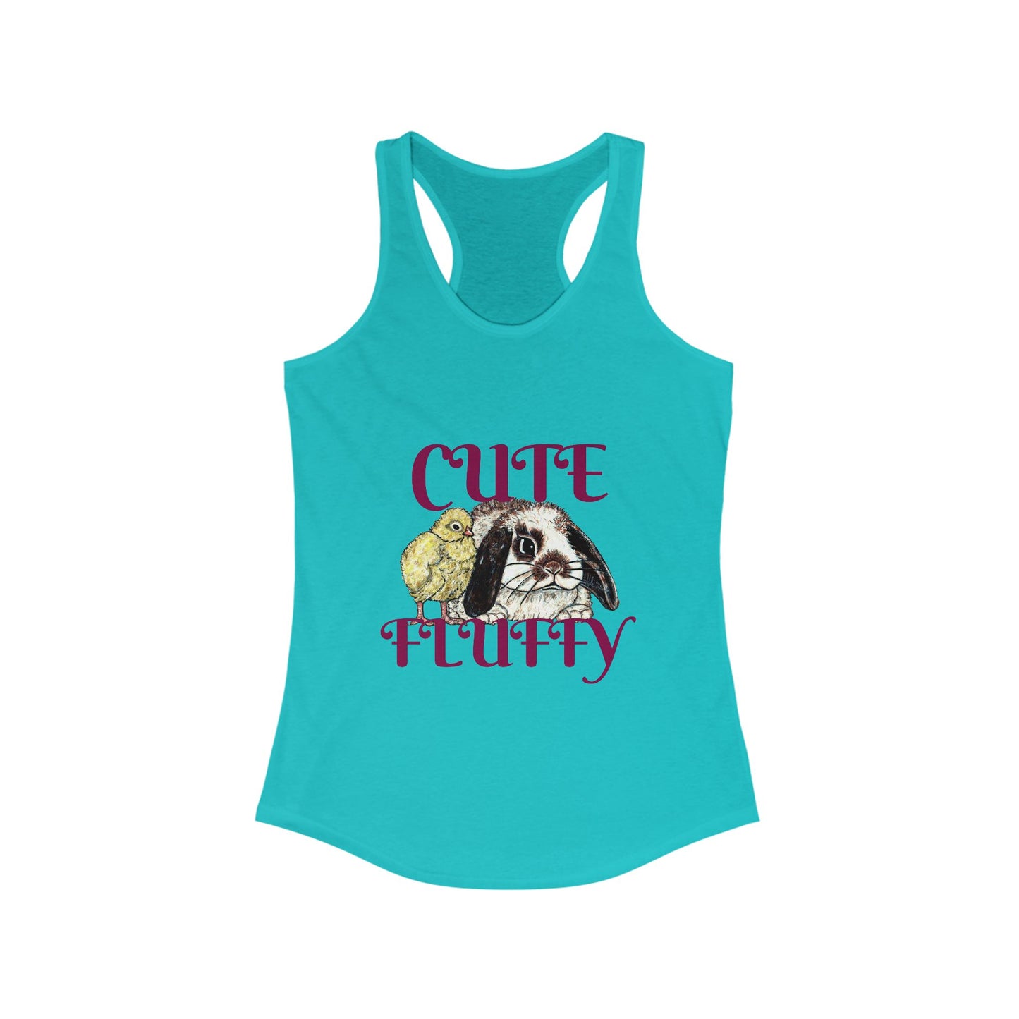 Cute and Fluffy Women's Ideal Racerback Tank