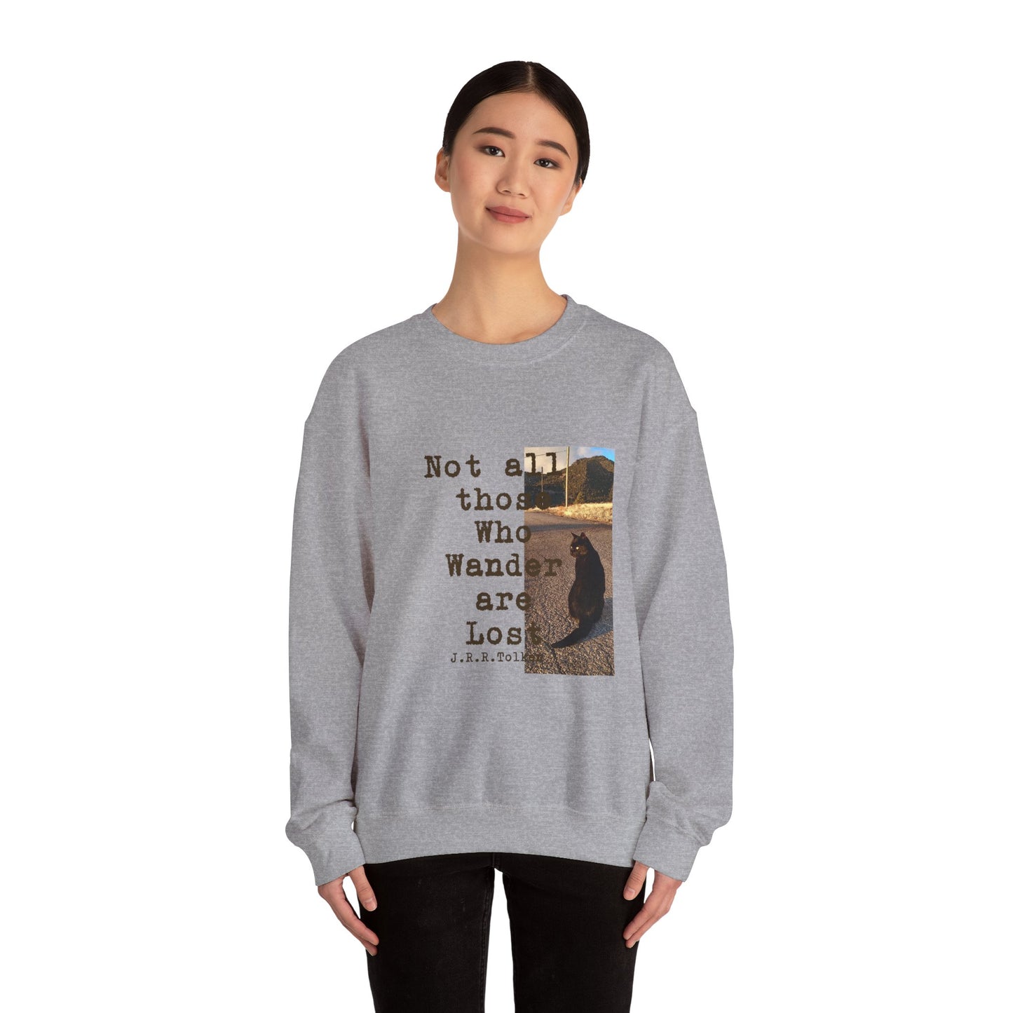 Wandering Kitty Unisex Heavy Blend™ Crewneck Sweatshirt