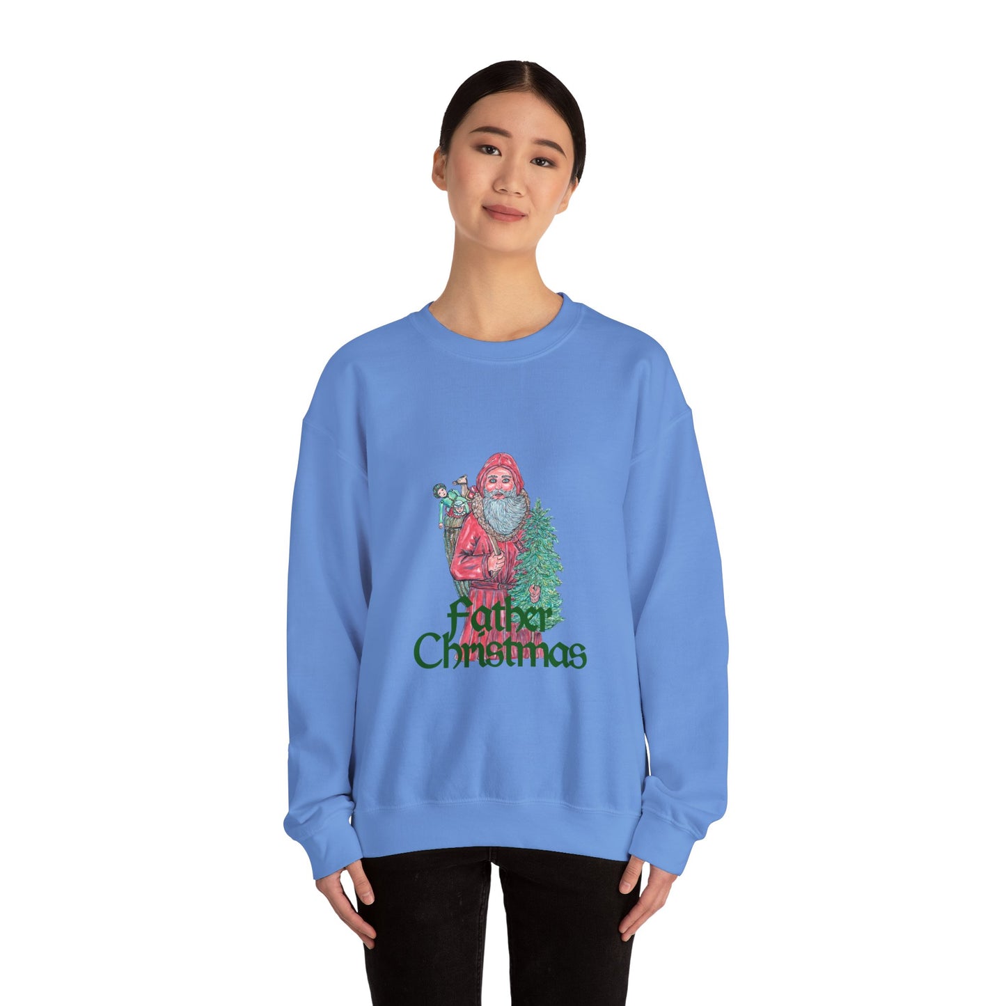 Father Christmas Unisex Heavy Blend™ Crewneck Sweatshirt