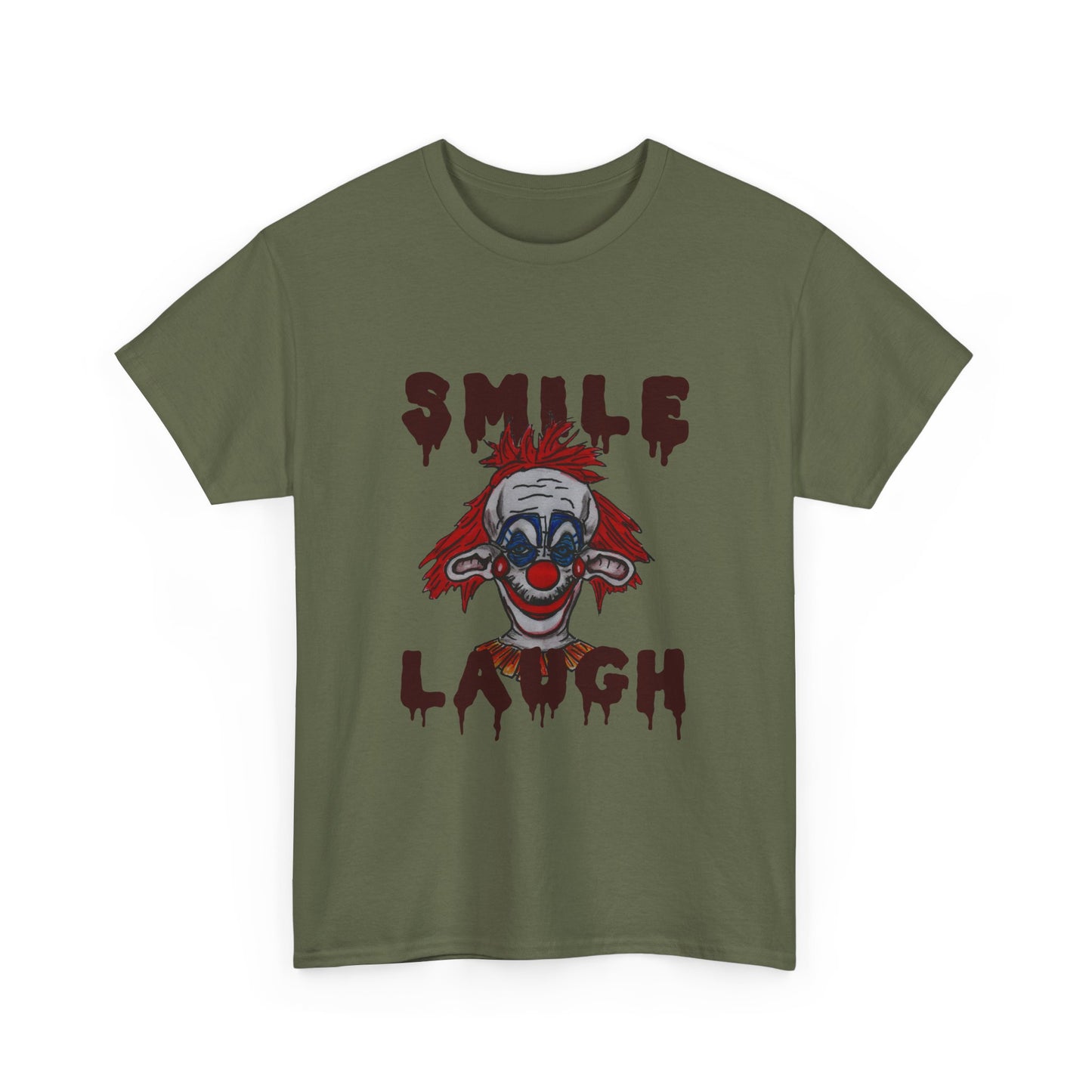 Smile, Laugh Unisex Heavy Cotton Tee
