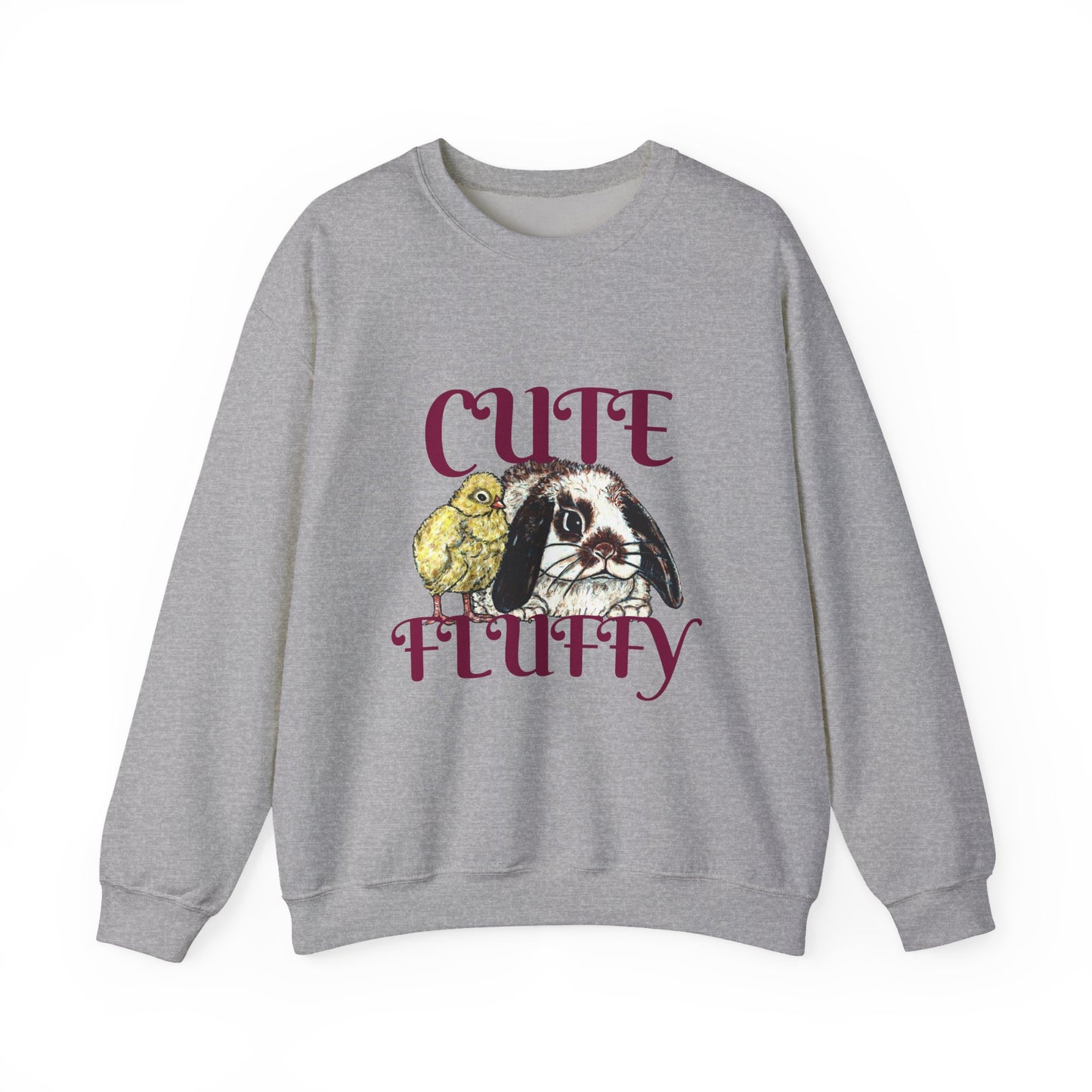Cute and Fluffy Unisex Heavy Blend™ Crewneck Sweatshirt