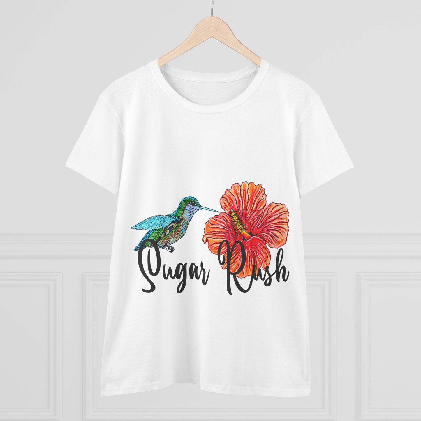 Sugar Rush Women's Midweight Cotton Tee