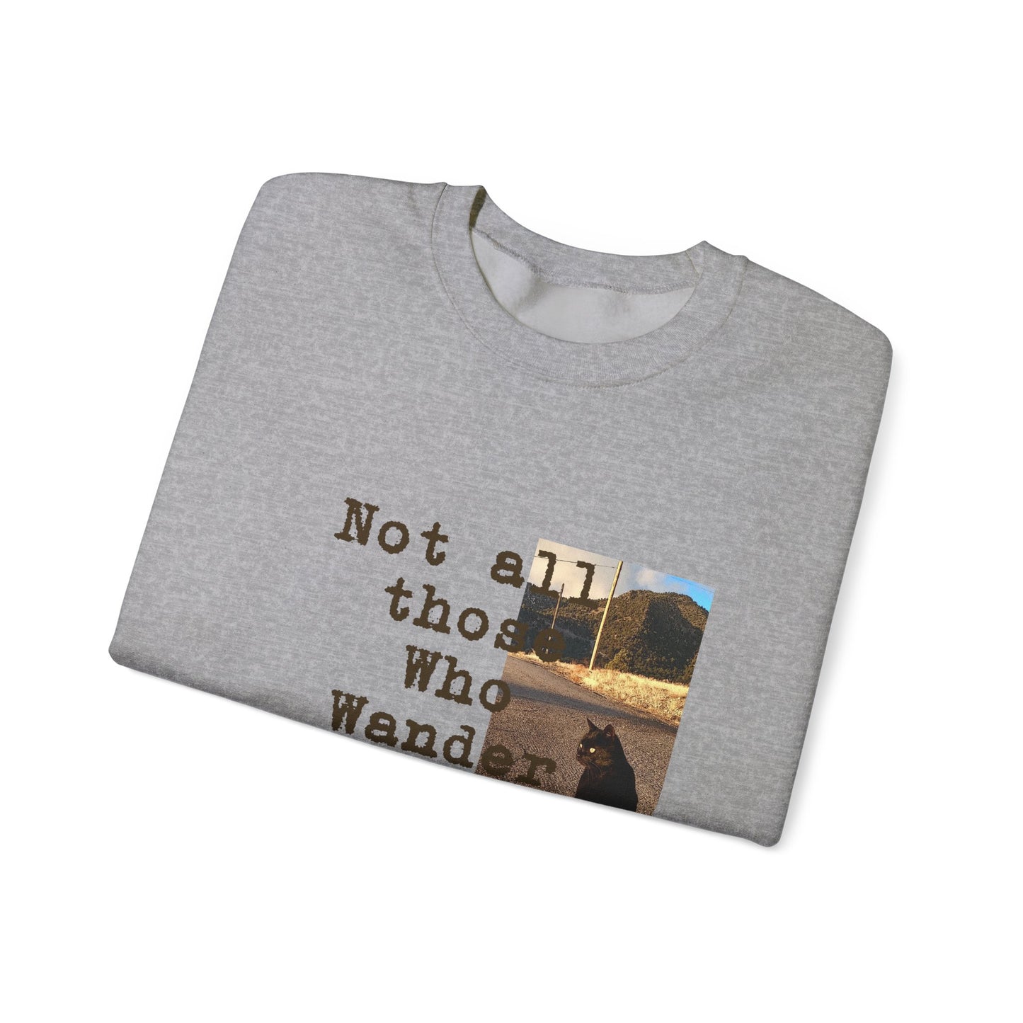 Wandering Kitty Unisex Heavy Blend™ Crewneck Sweatshirt