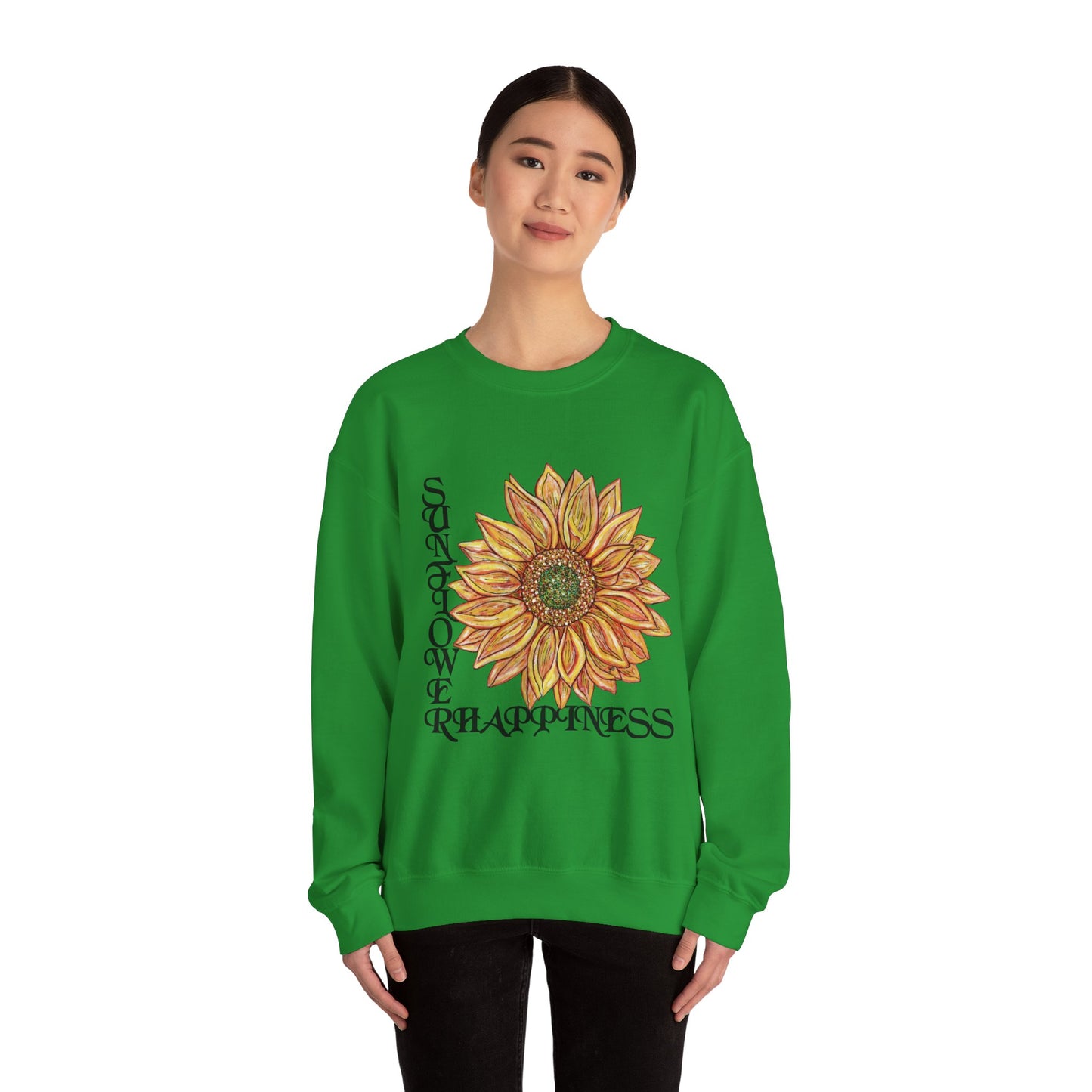 Sunshine and Happiness Unisex Heavy Blend™ Crewneck Sweatshirt