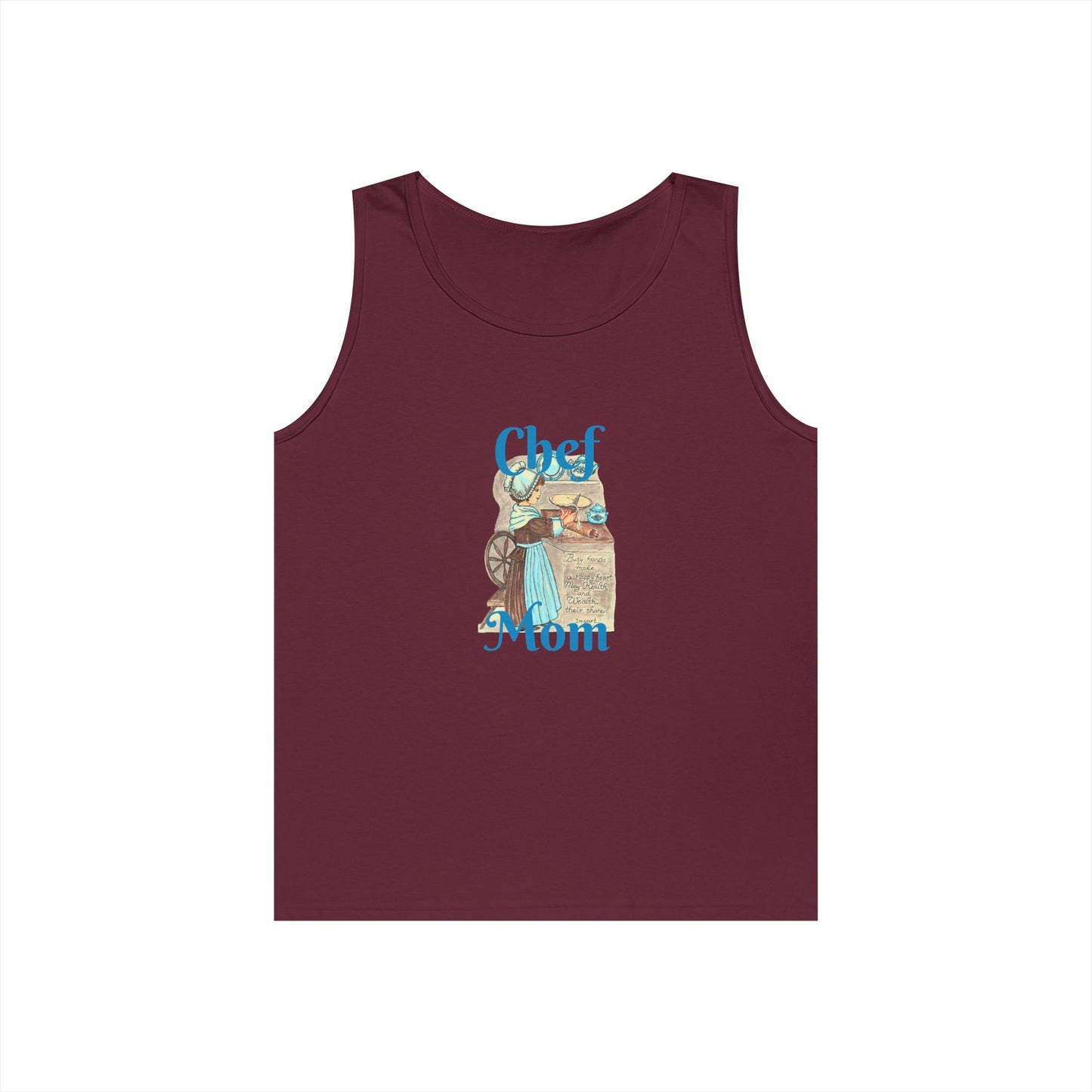 Chef Mom Unisex Heavy Cotton Tank Top